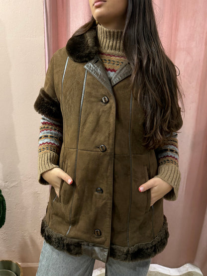 Montone Shearling cioccolato