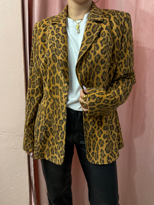 Blazer animalier Luisa Spagnoli