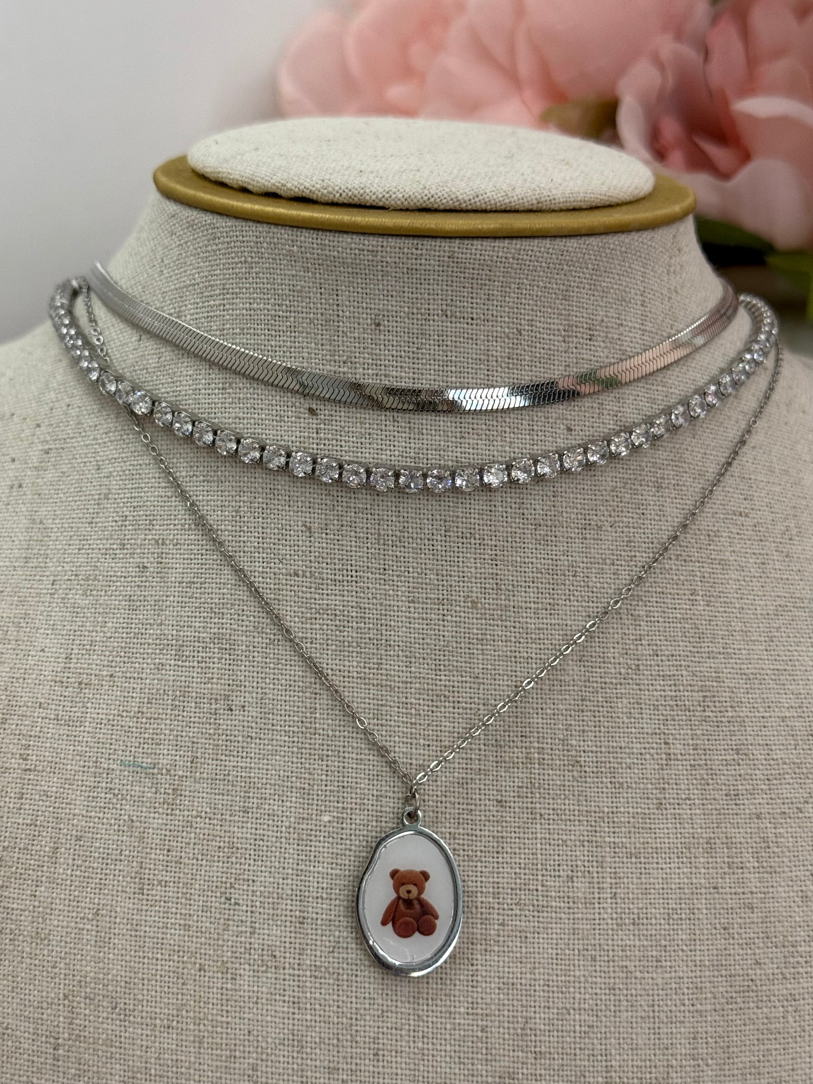 Collana ciondolo orsetto