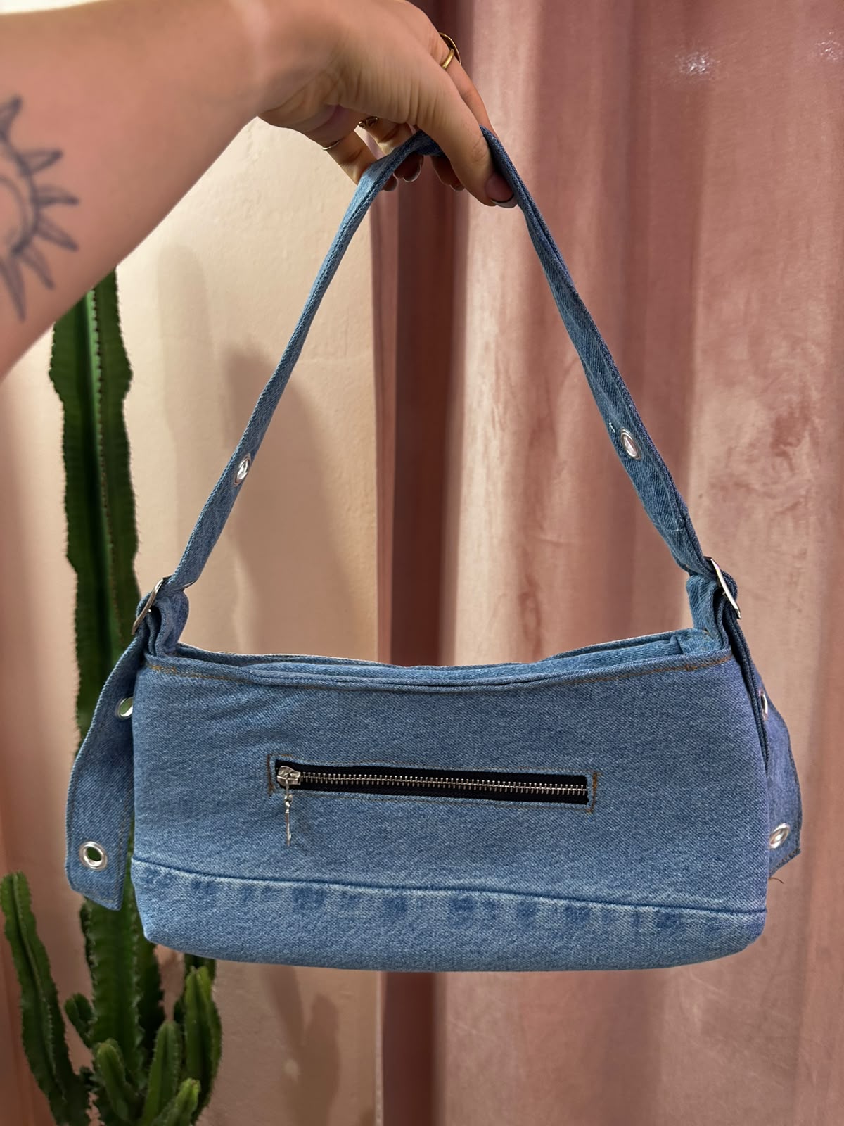 Borsa Levis baguette upcycling denim