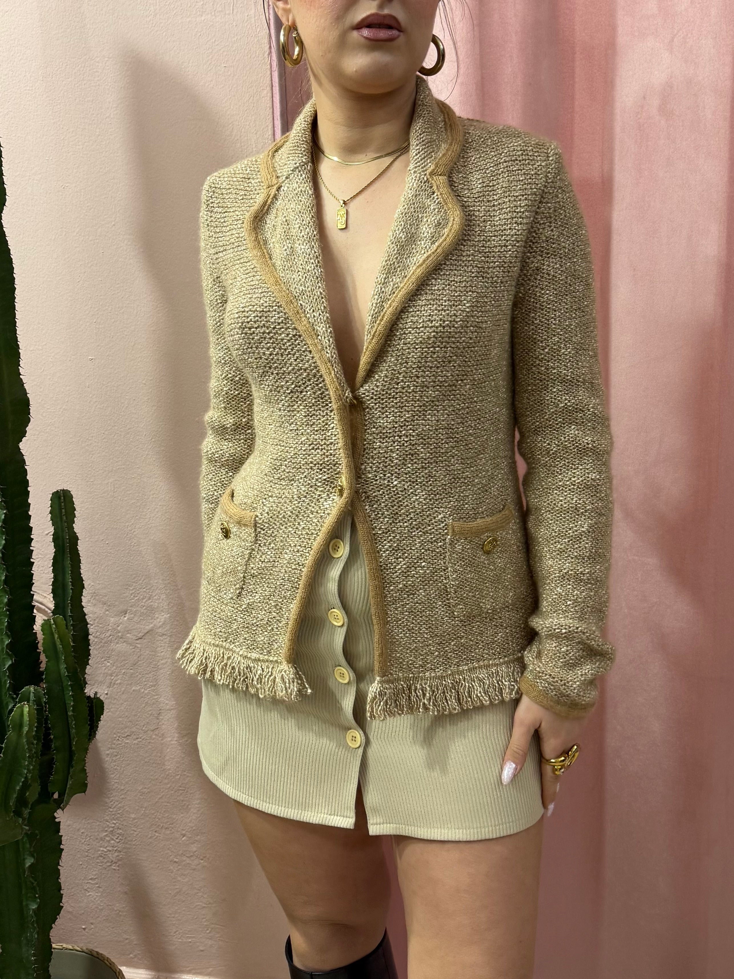 Blazer Intrend in cotone misto lana
