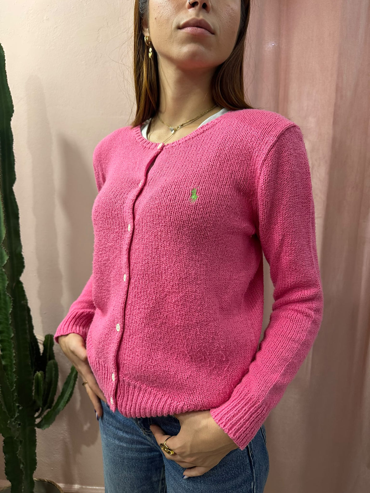 Cardigan Ralph Lauren rosa
