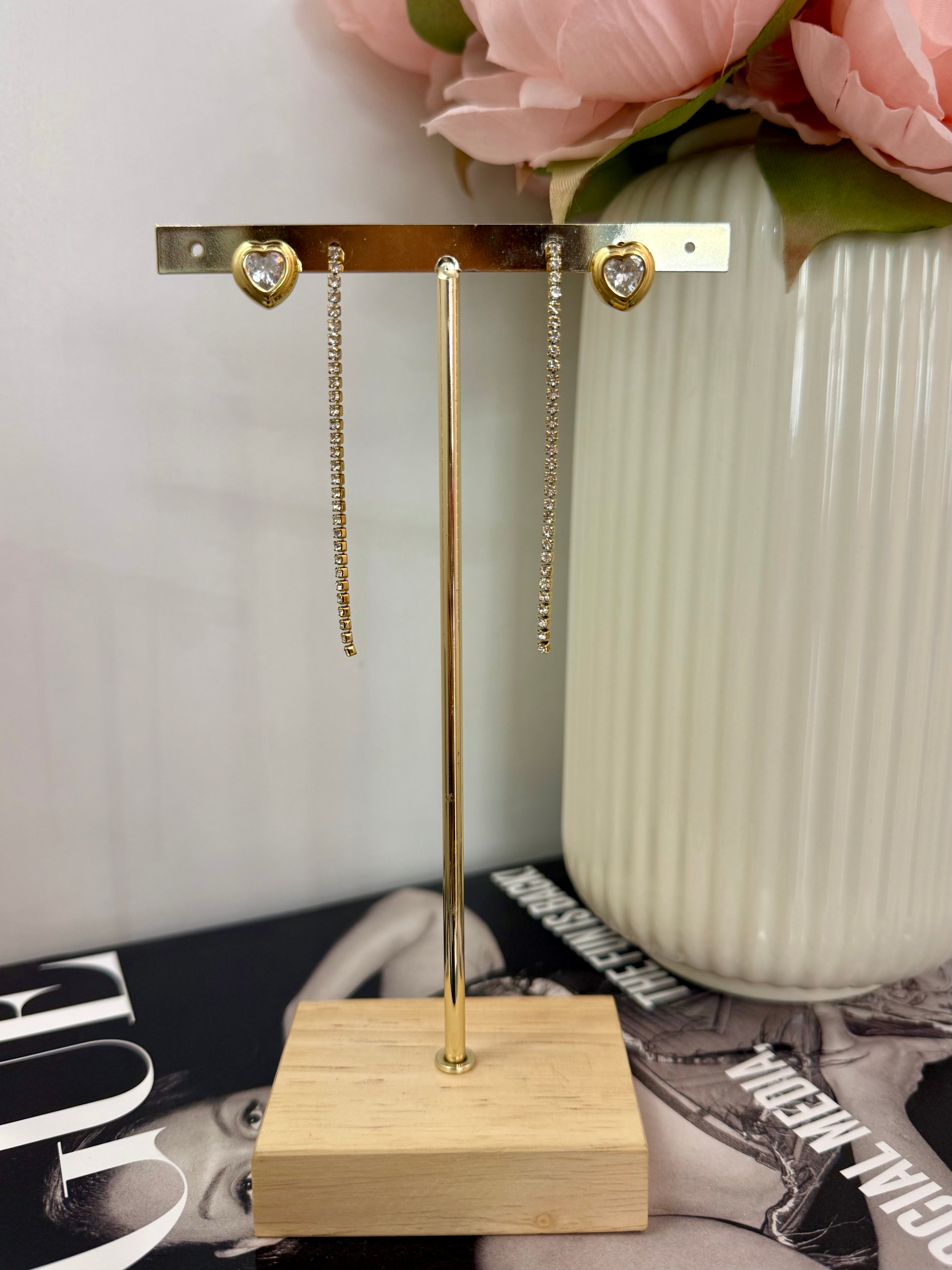 Orecchini “Cuore” punto luce