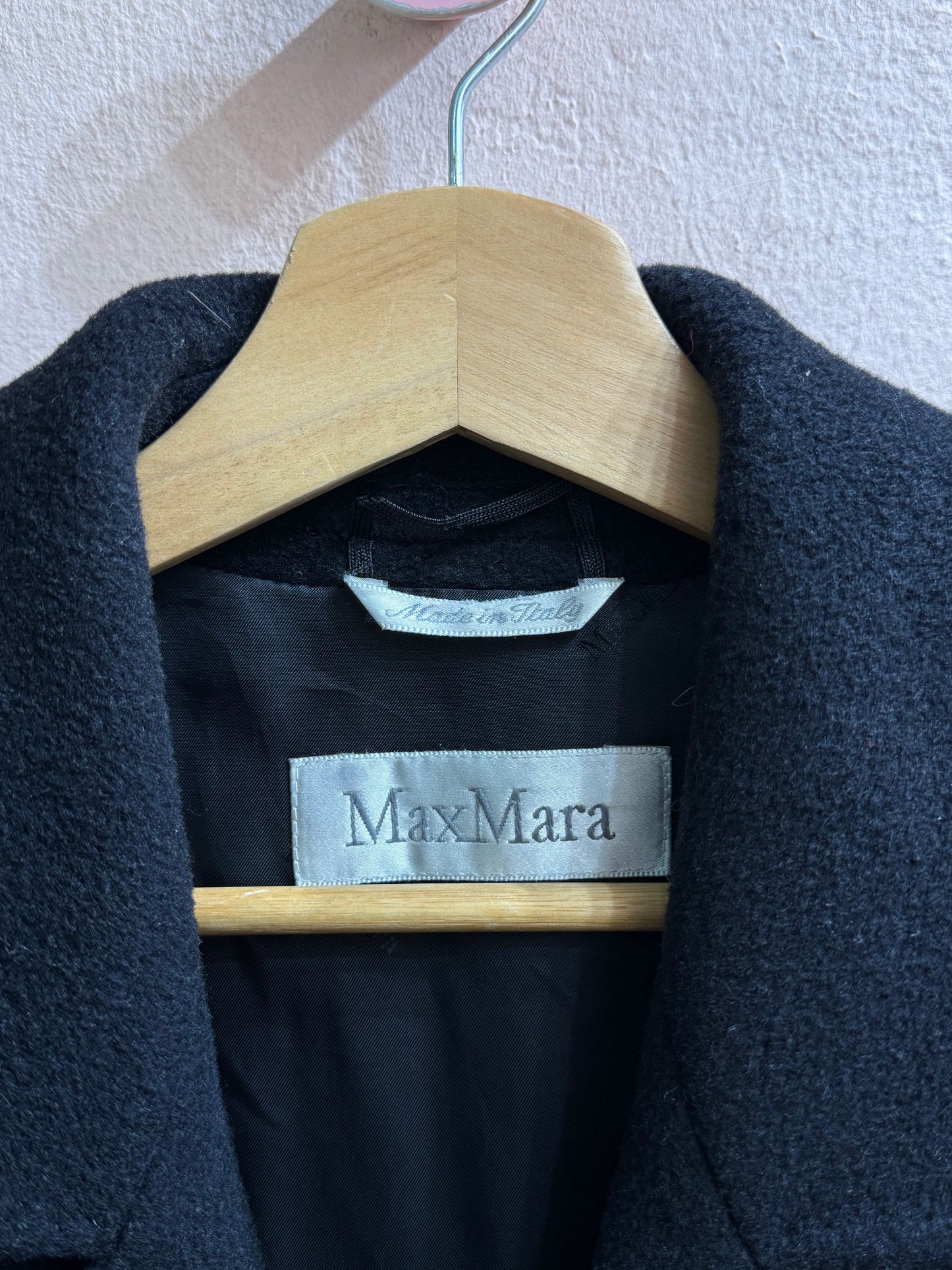 cappotto Max Mara nero lana e cashmere
