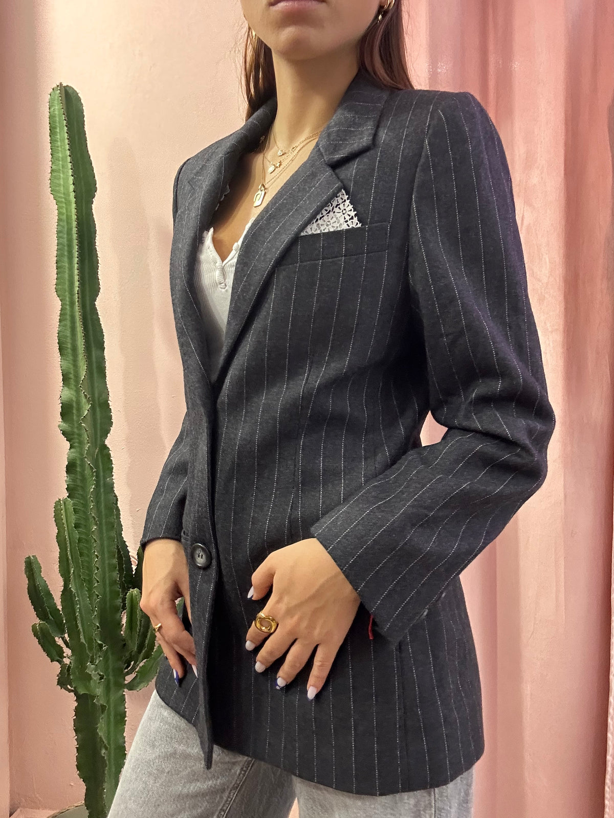 Blazer gessato Fiorentina