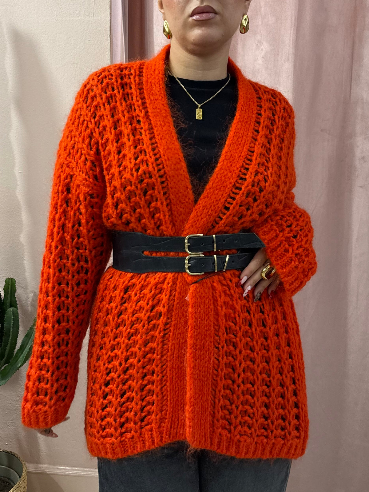 Cardigan zucca