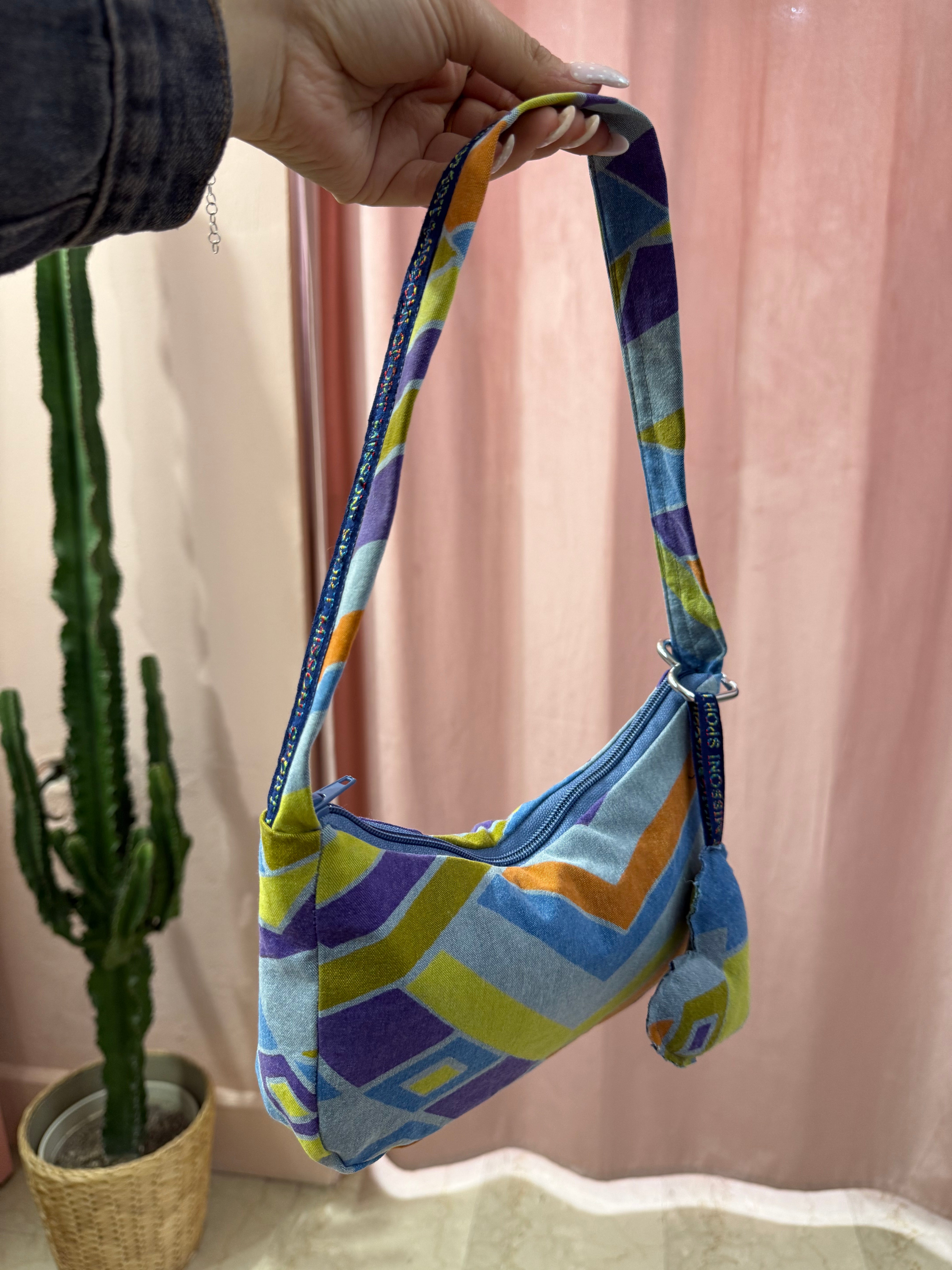 Borsa Missoni upcycling con charm