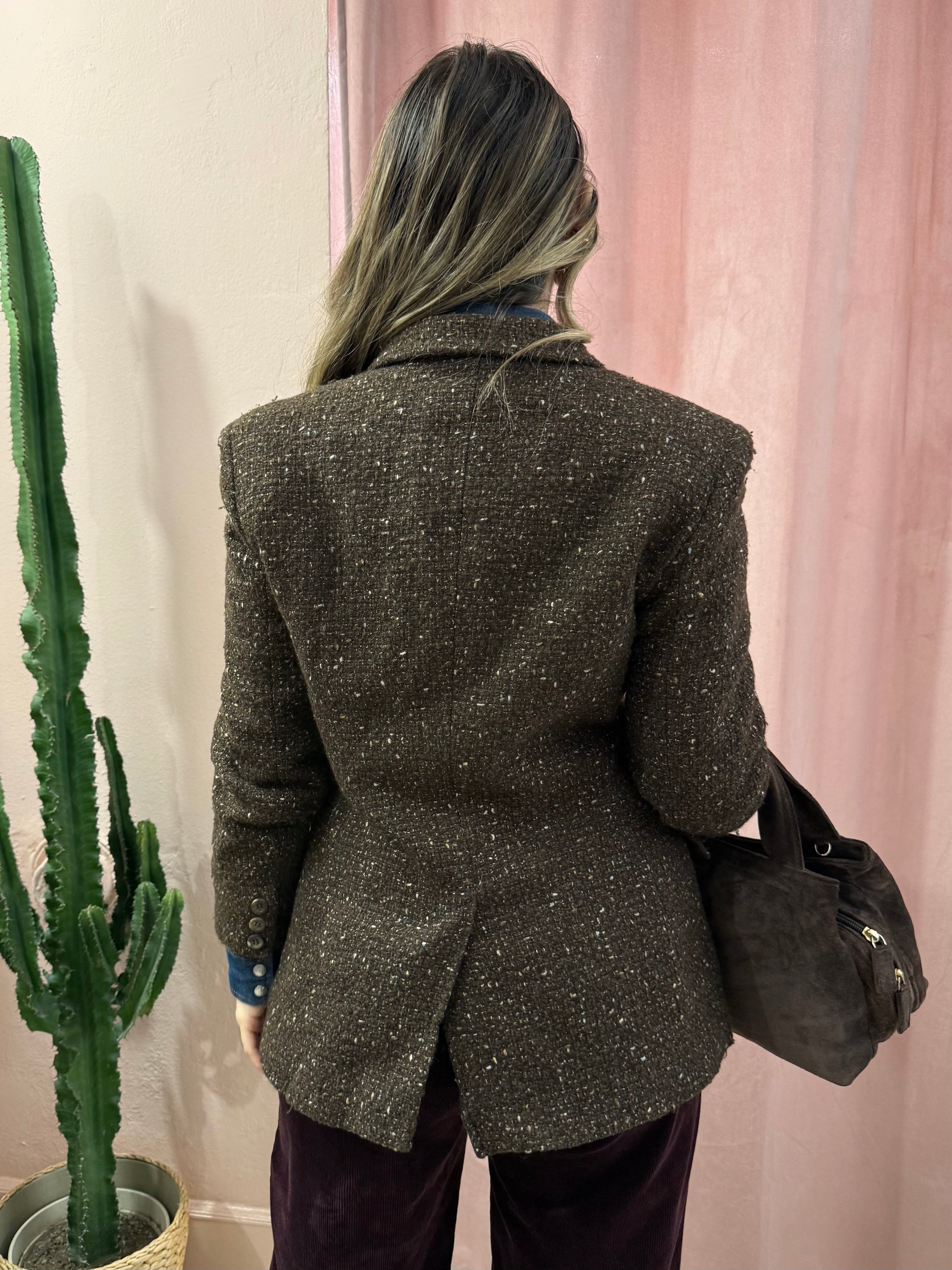 Blazer Marella mélange in lana