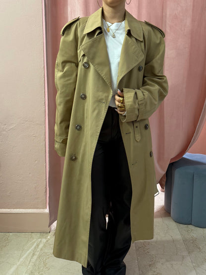 Trench vintage con cinturino