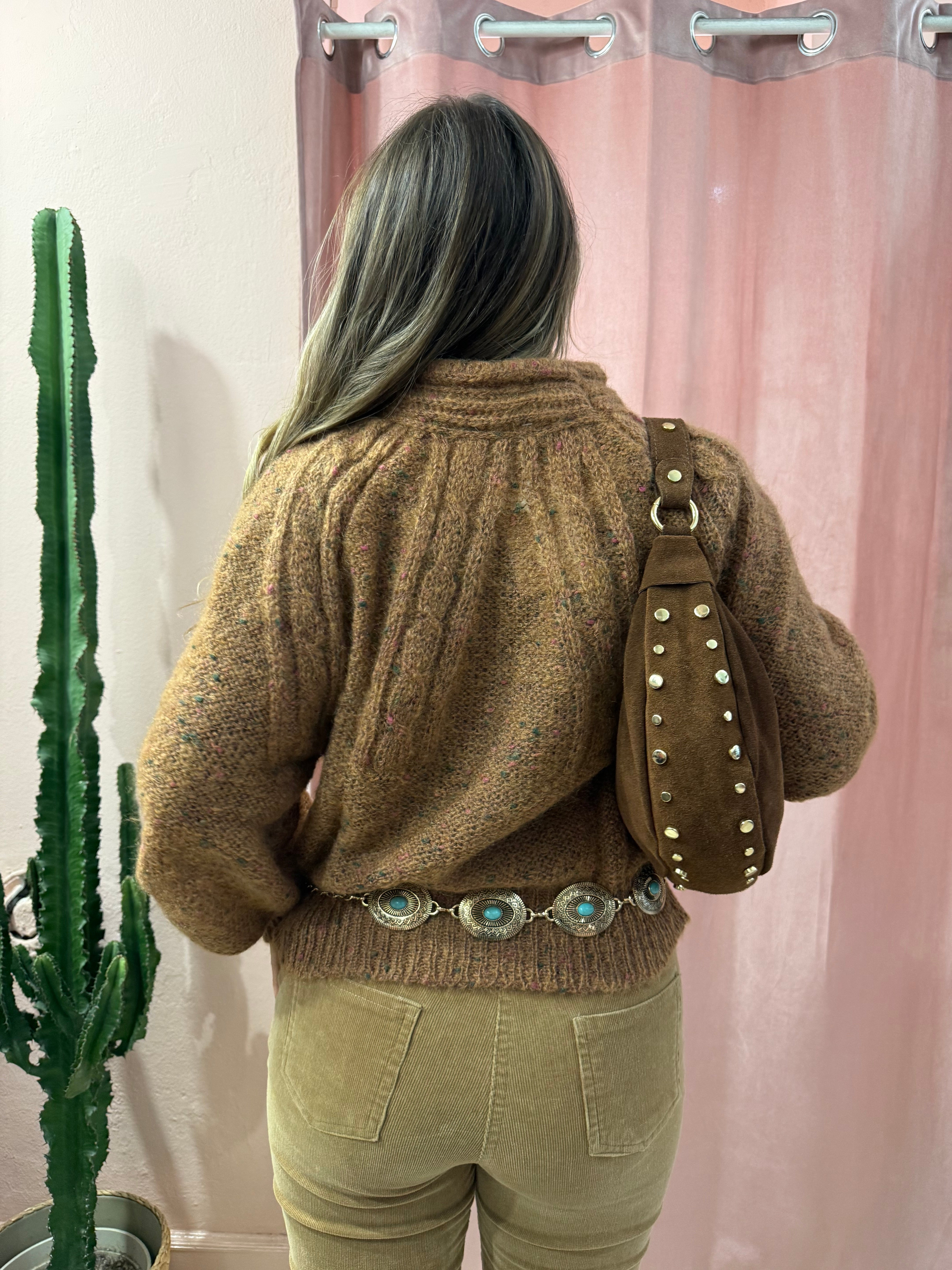 Maglione mélange misto seta