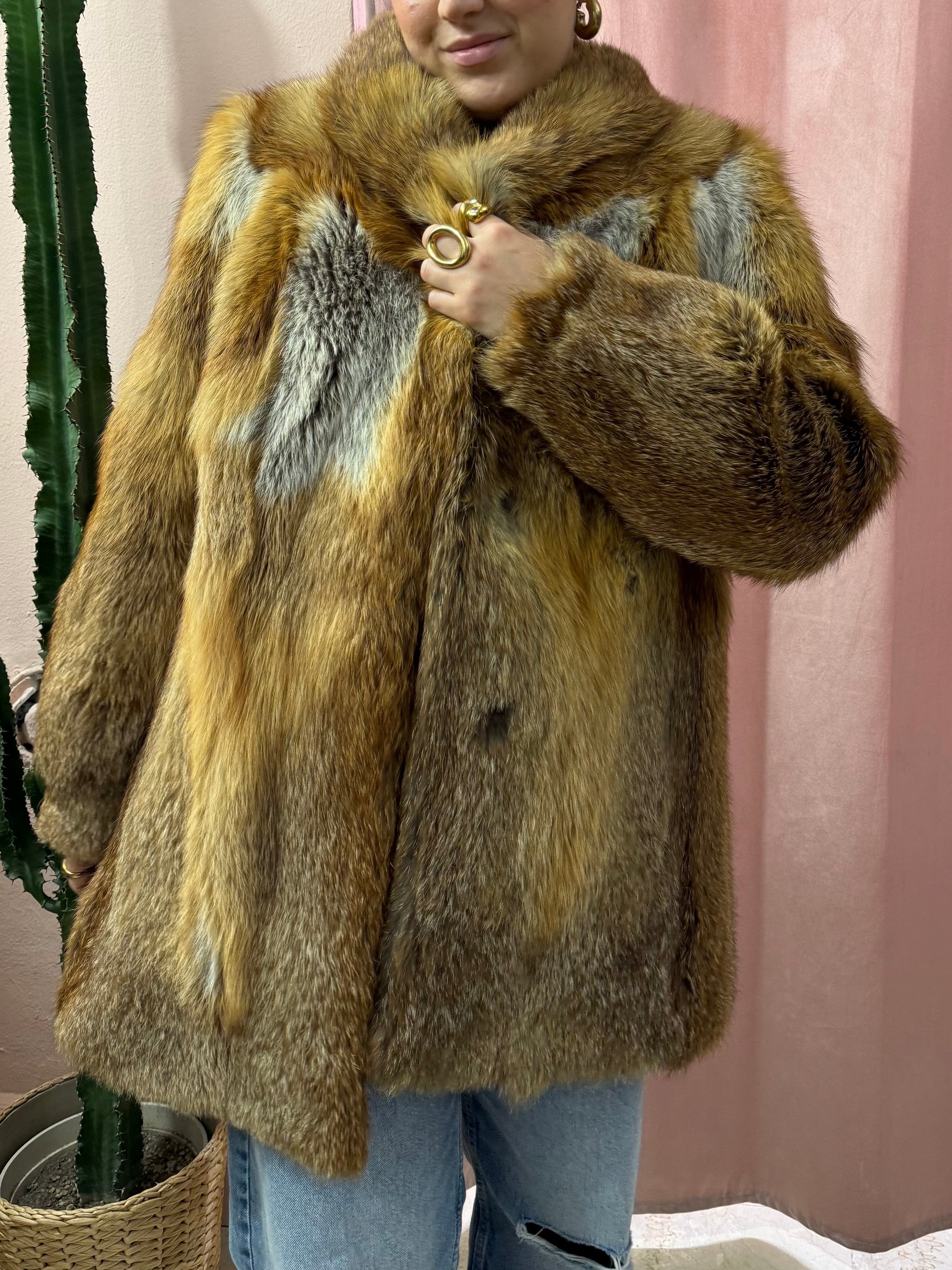 Pelliccia vintage in volpe