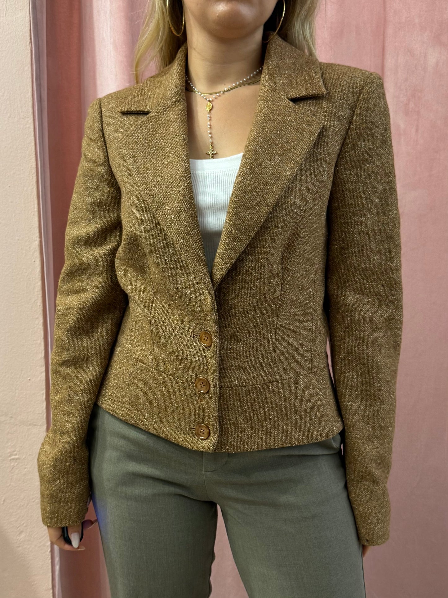 Blazer Luisa Spagnoli lana e seta
