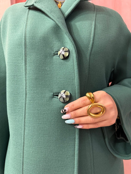 Cappotto vintage verde