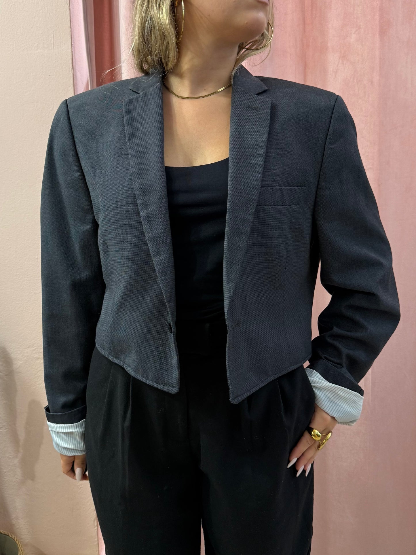 Blazer crop antracite