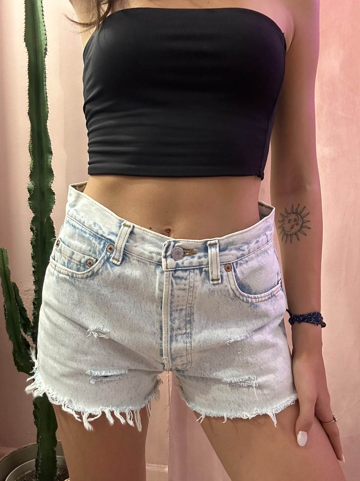 Shorts Levis vintage denim slavato