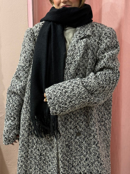 Sciarpa lana e cashmere texture - più colori