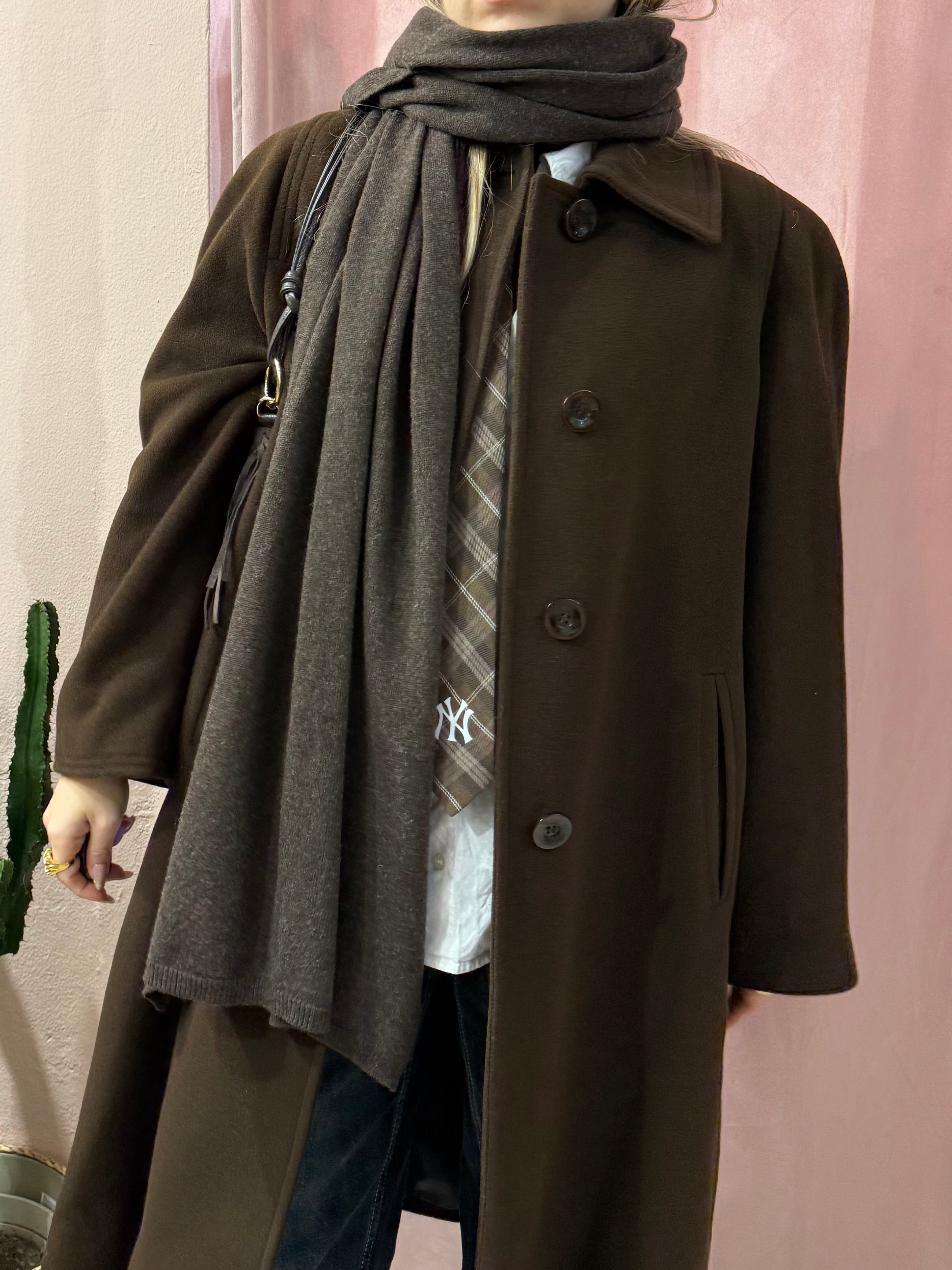 Sciarpa moro lana e cashmere