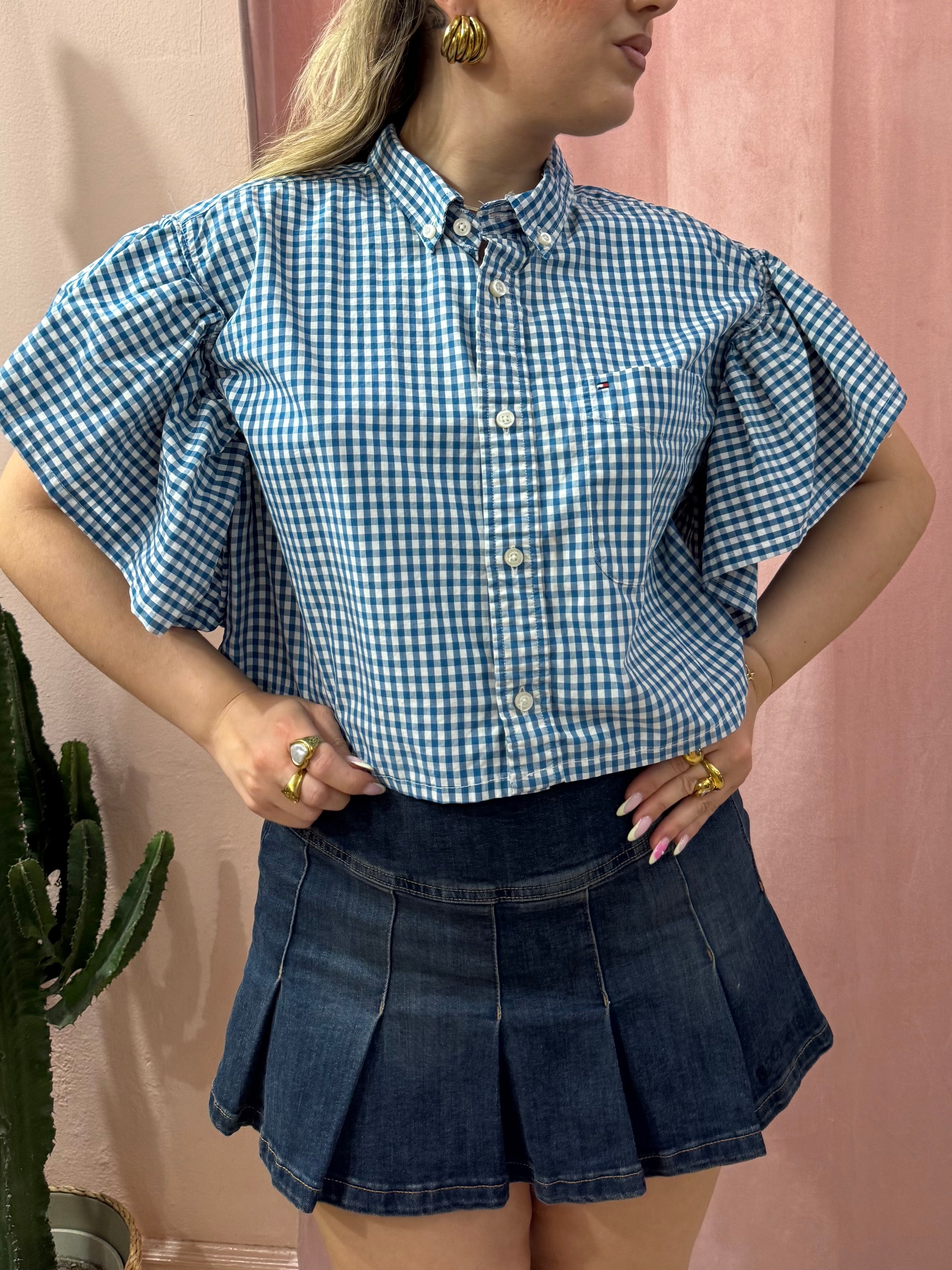 Camicia Tommy hilfiger upcycling vichy