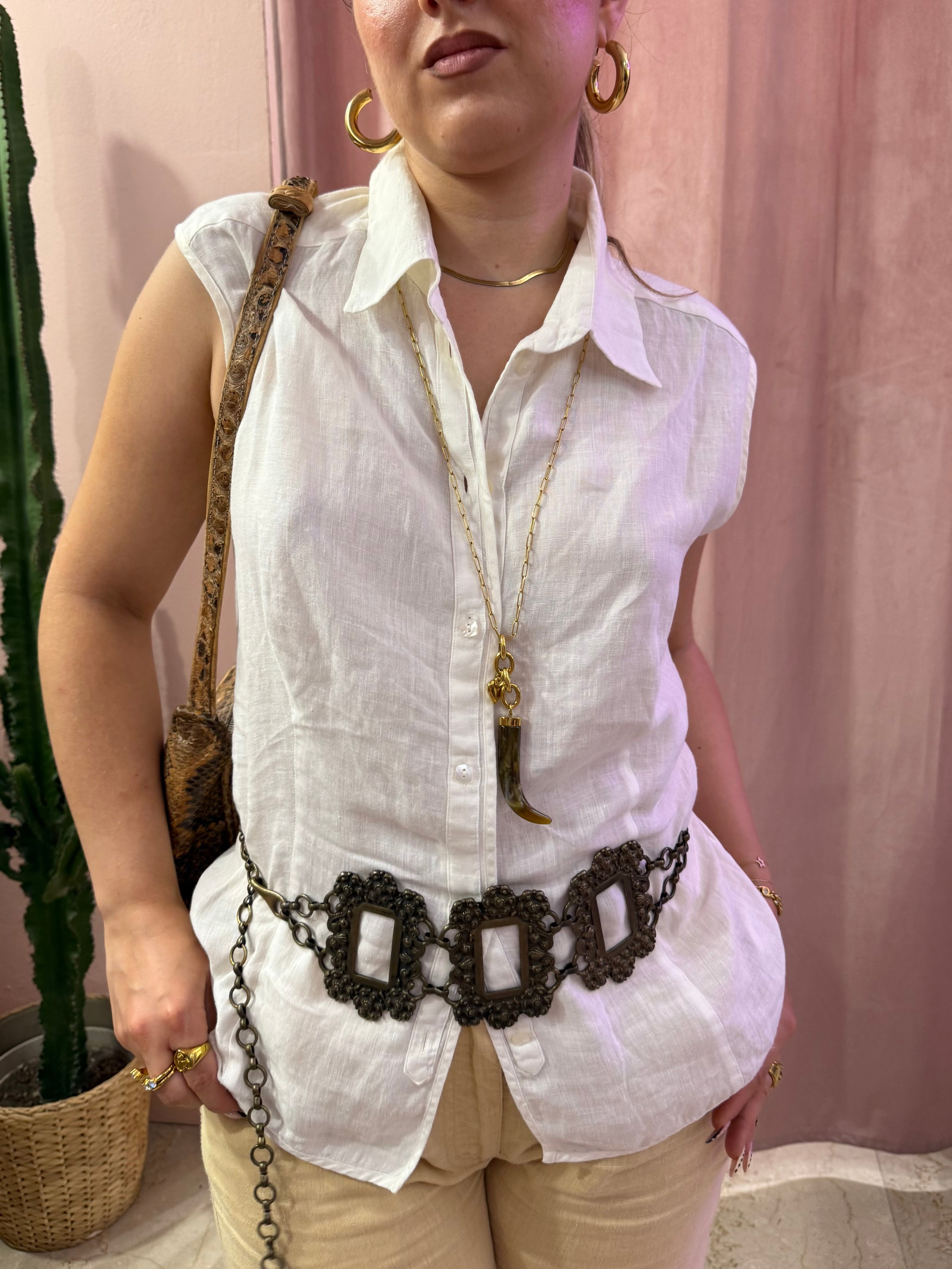 Collana con corno