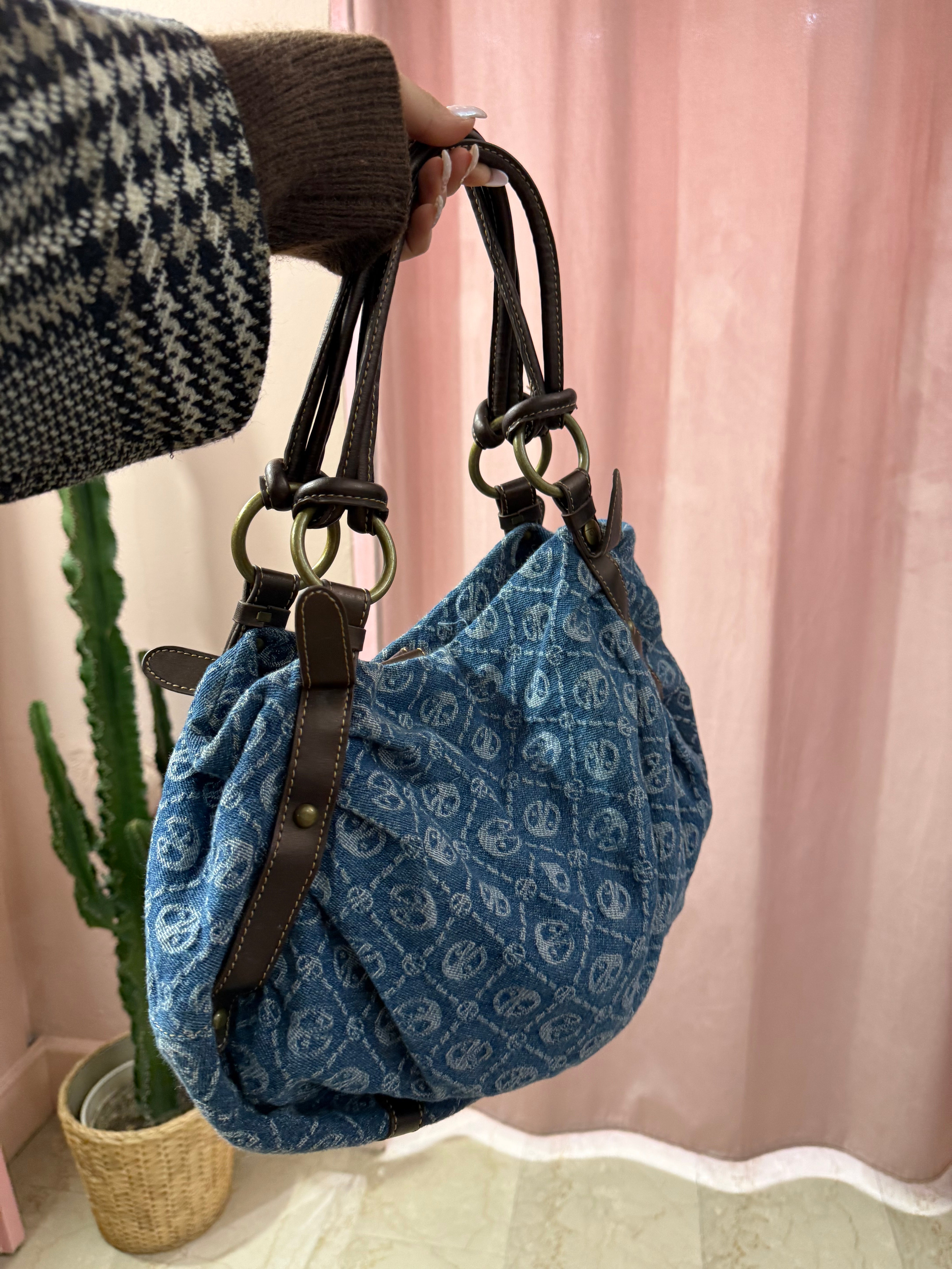 Borsa Coccinelle in denim anni 2000