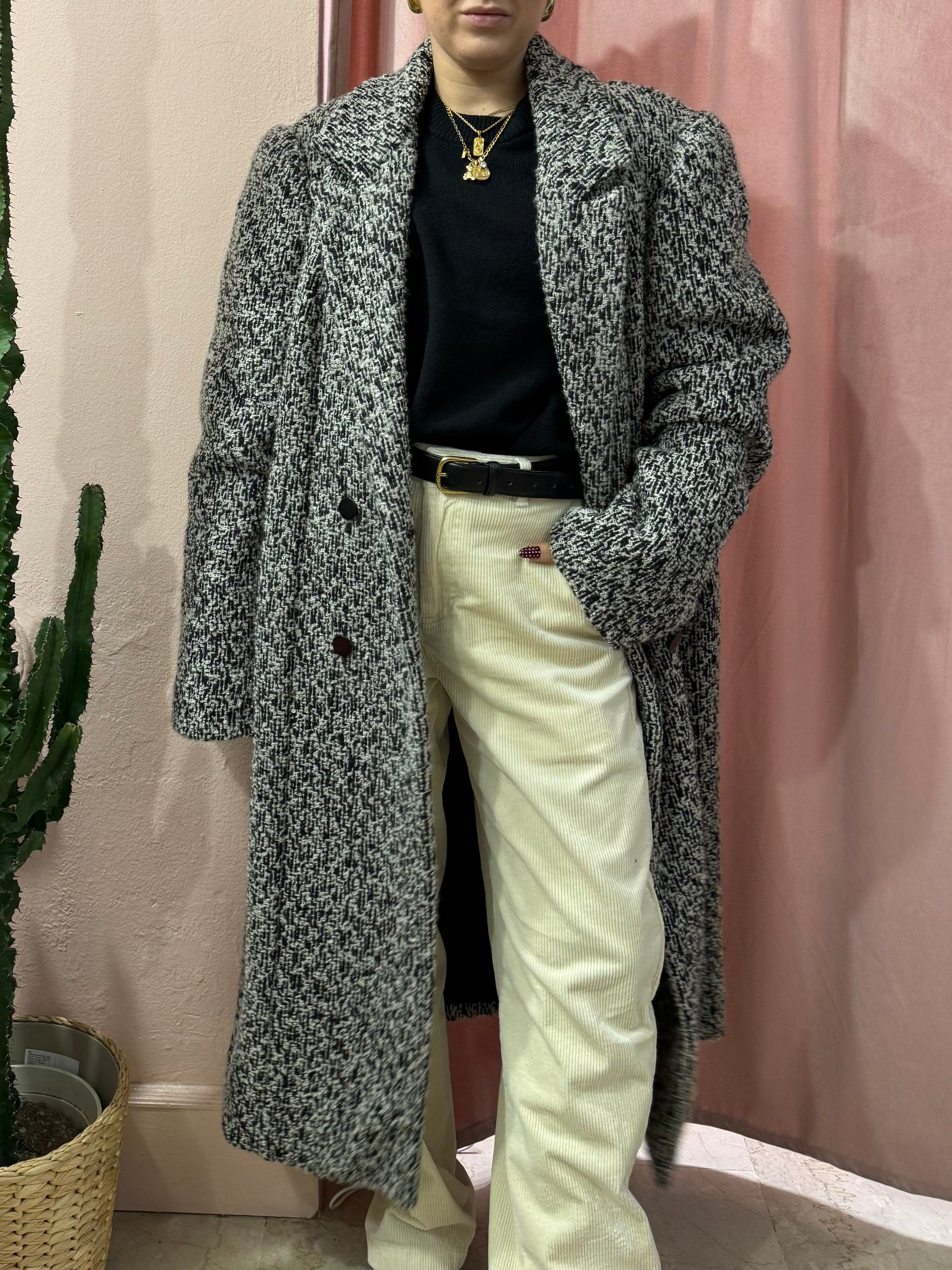 Maxi cappotto vintage doppiopetto