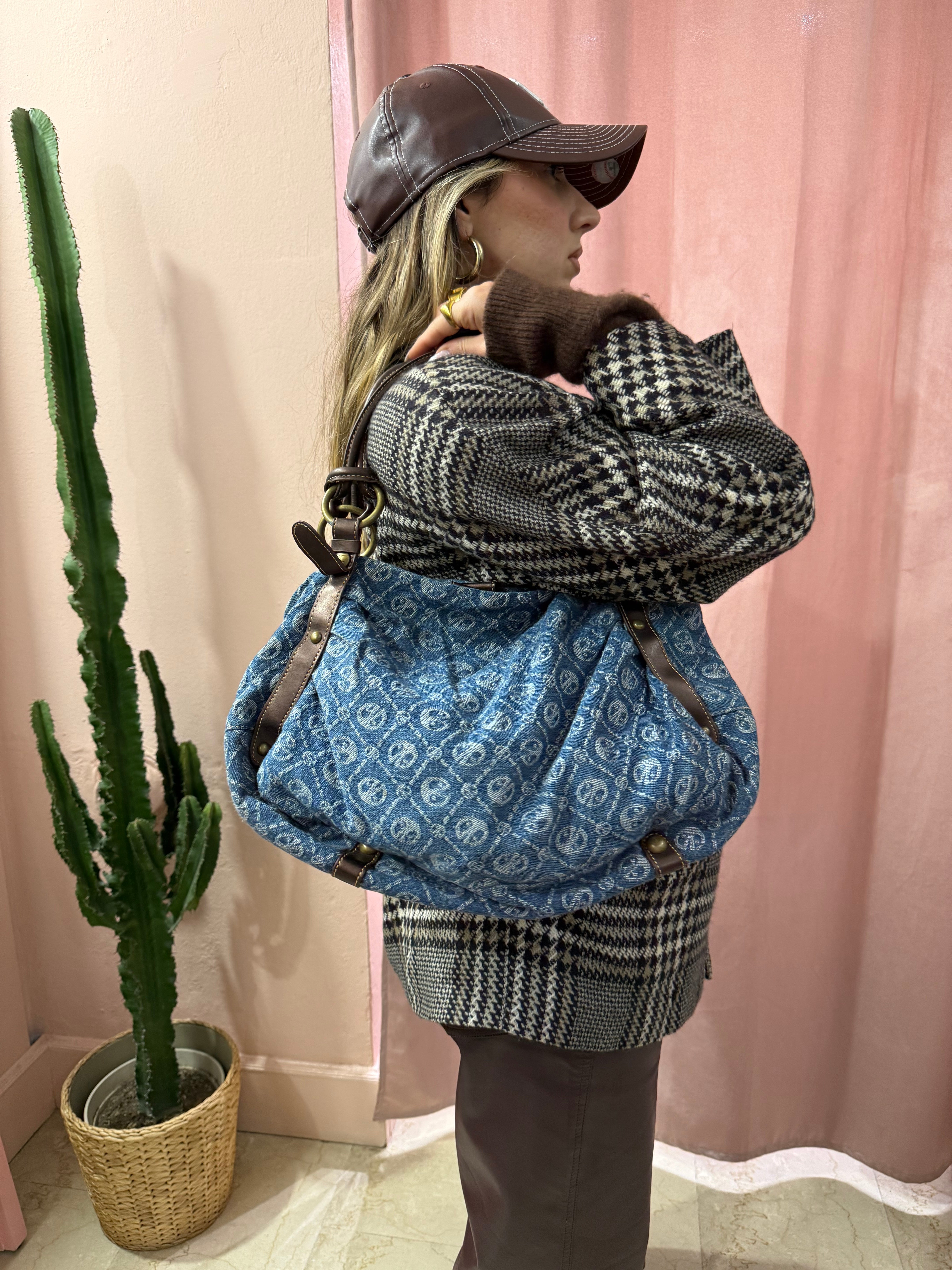 Borsa Coccinelle in denim anni 2000