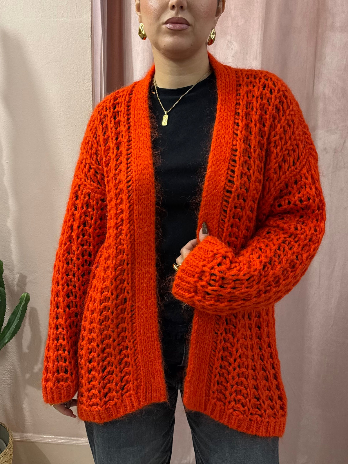 Cardigan zucca