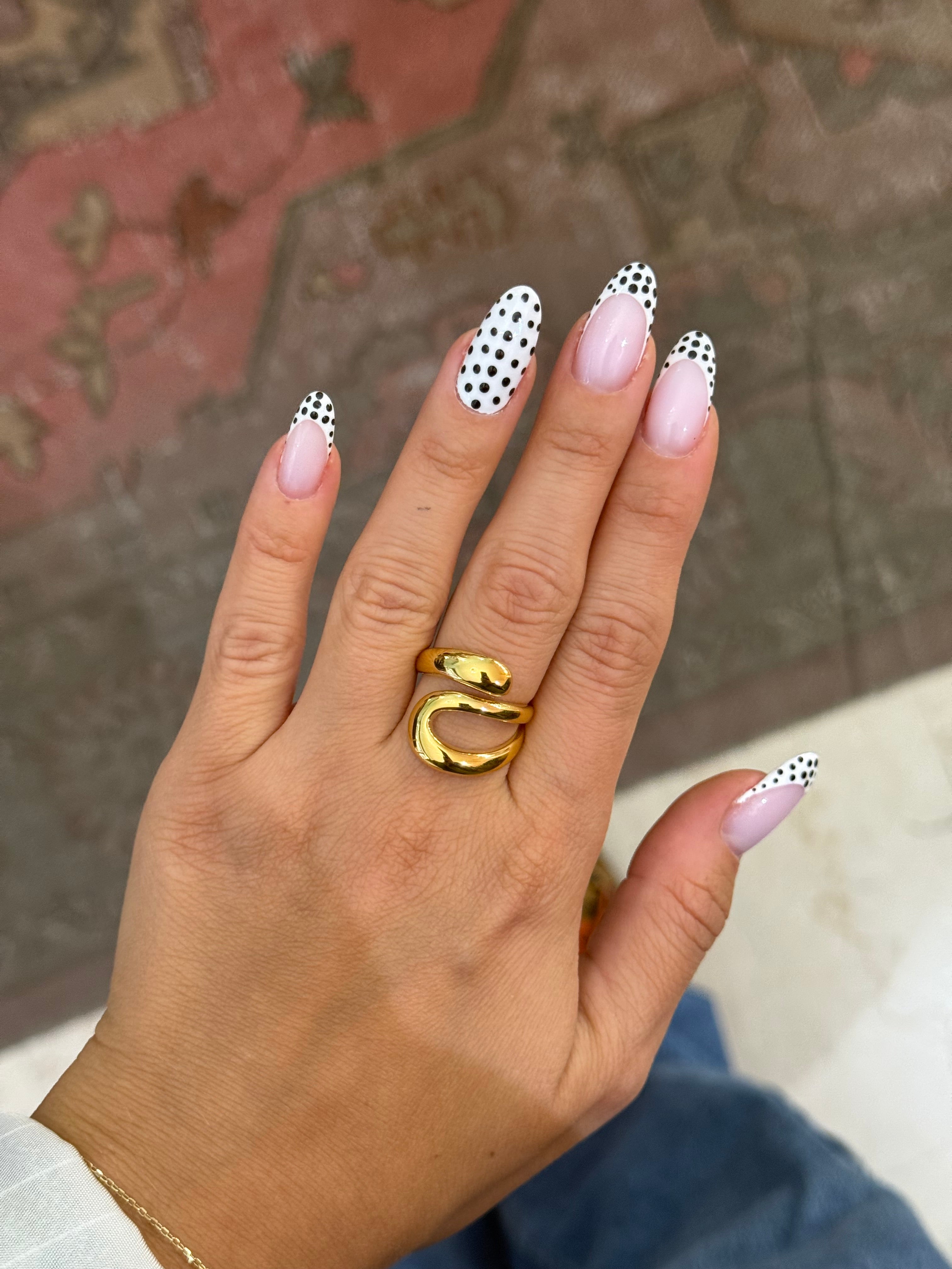 Anello “Vibe” gold/silver