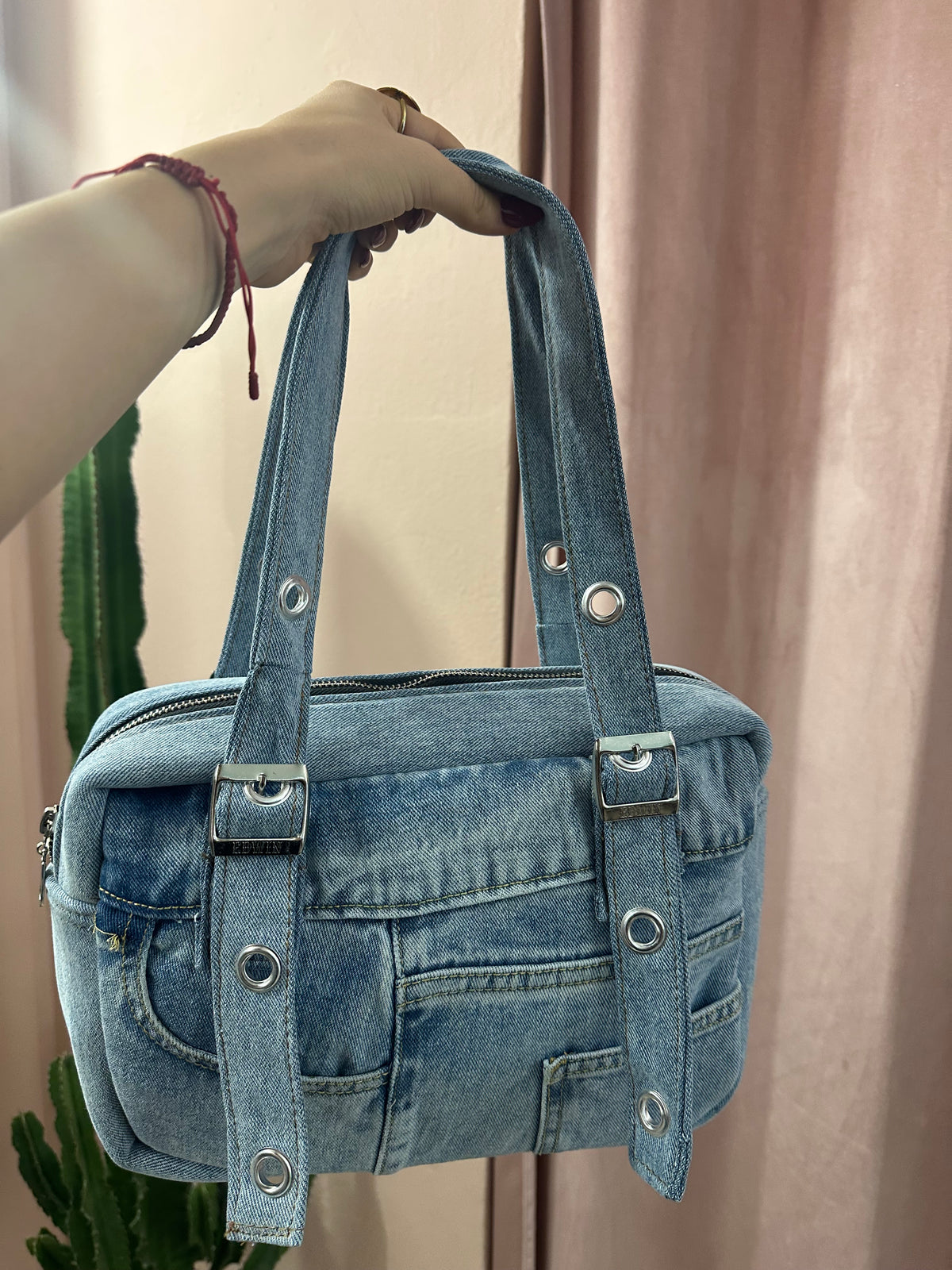 BORSA LEVIS UPCYCLING DENIM CHIARO
