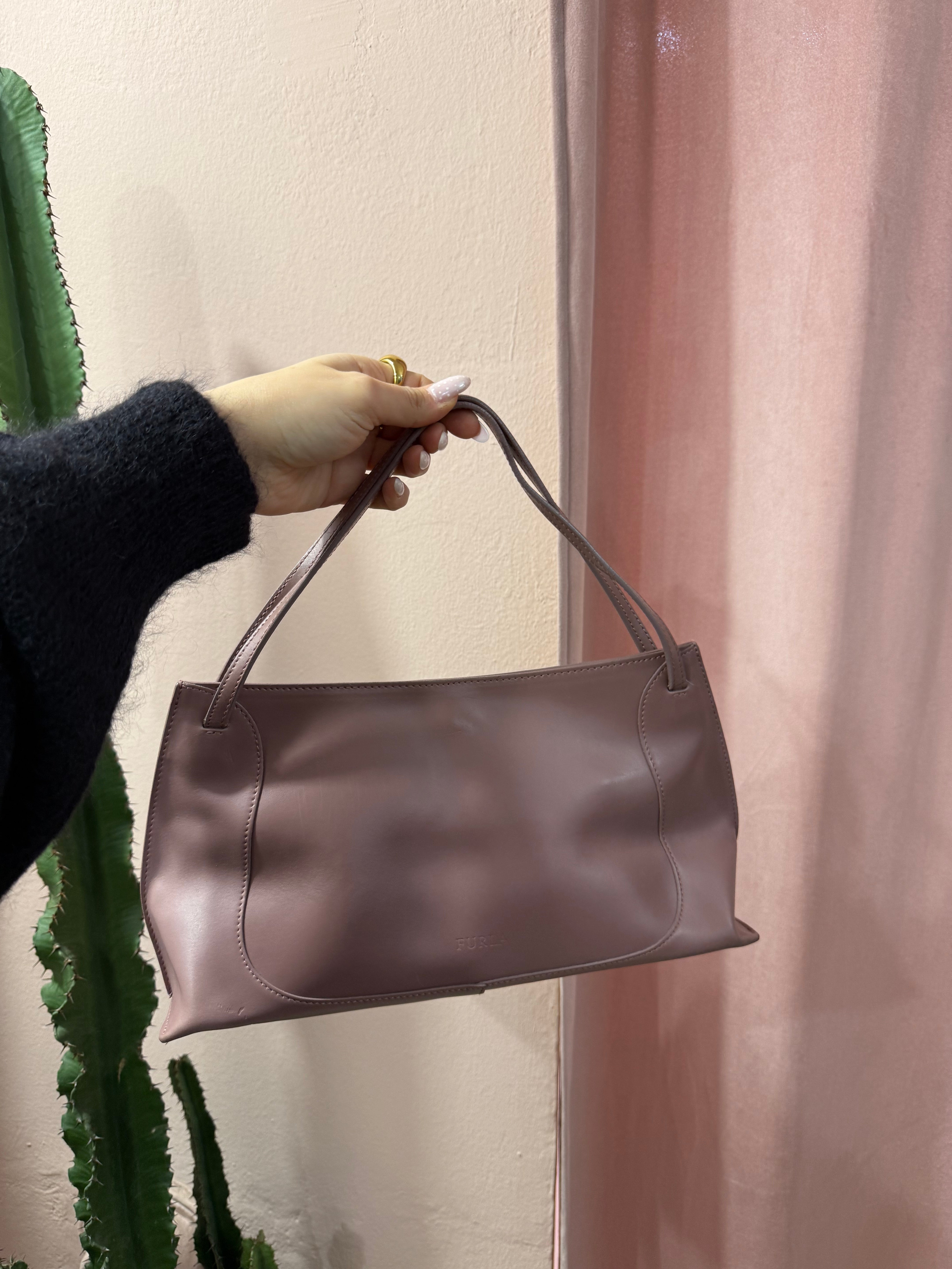 Borsa Furla in pelle rosa antico