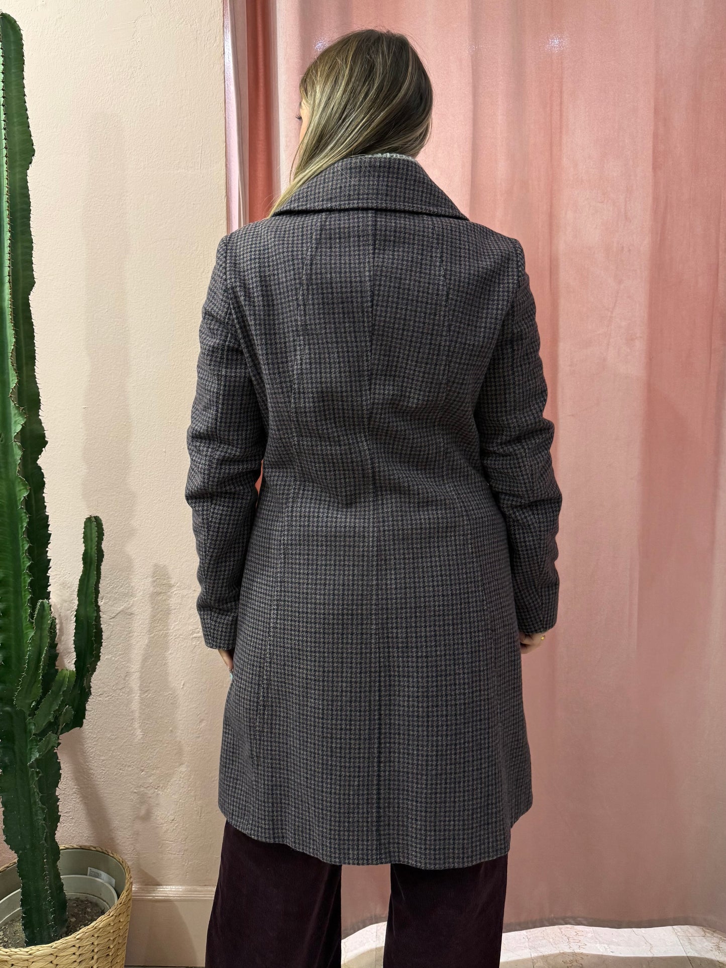 Cappotto Intrend pied de poule in lana