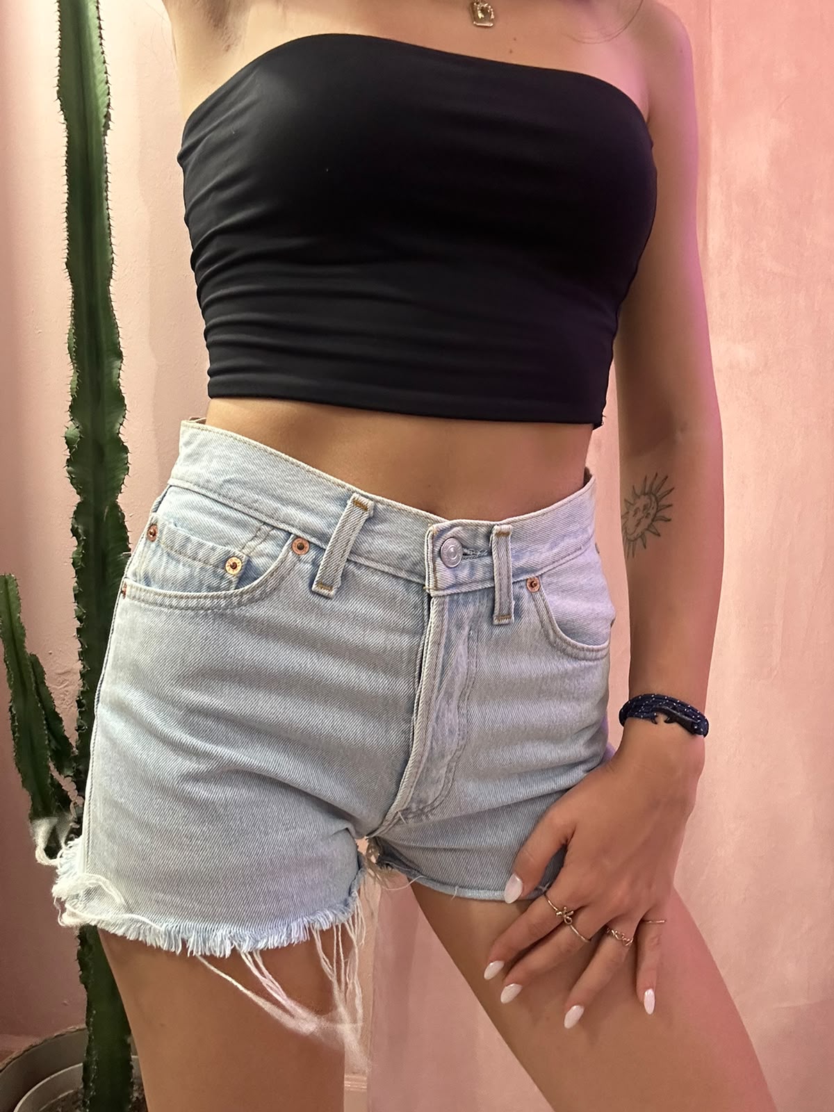 Shorts Levis vintage chiaro