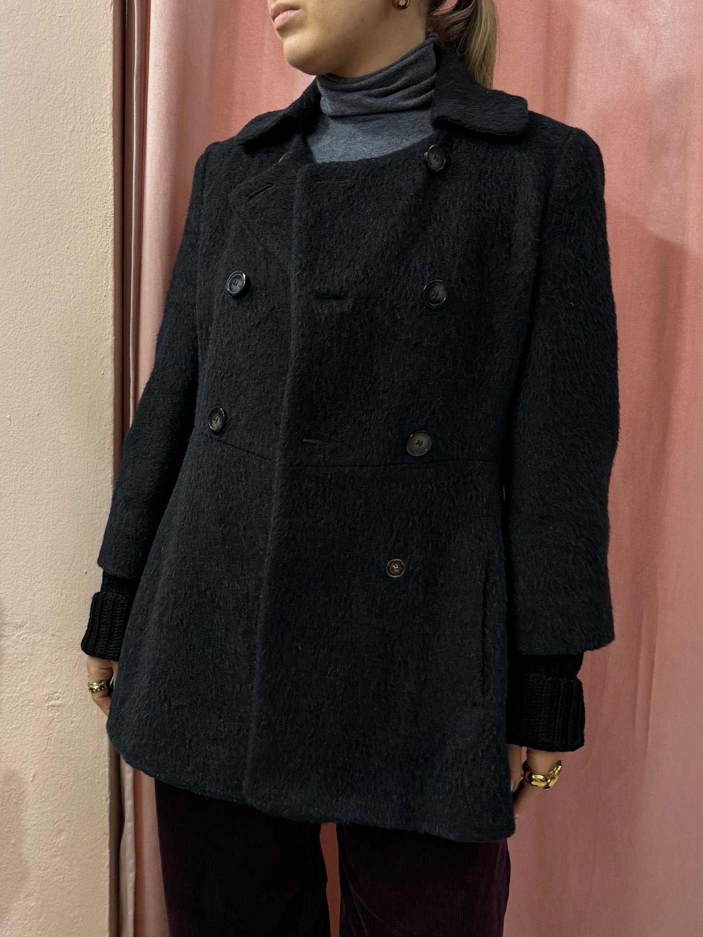 Cappotto Max&Co. antracite lana e alpaca