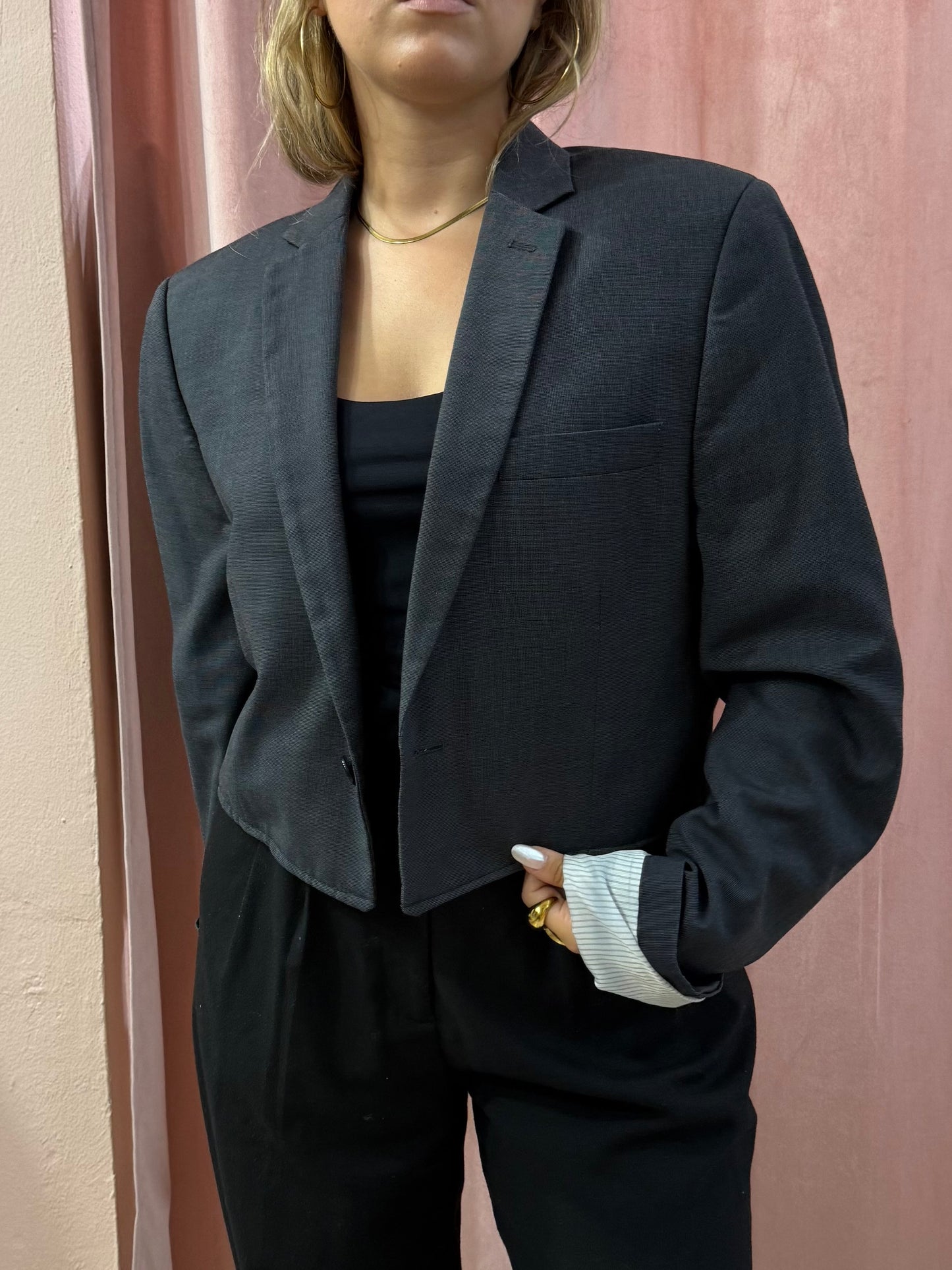 Blazer crop antracite