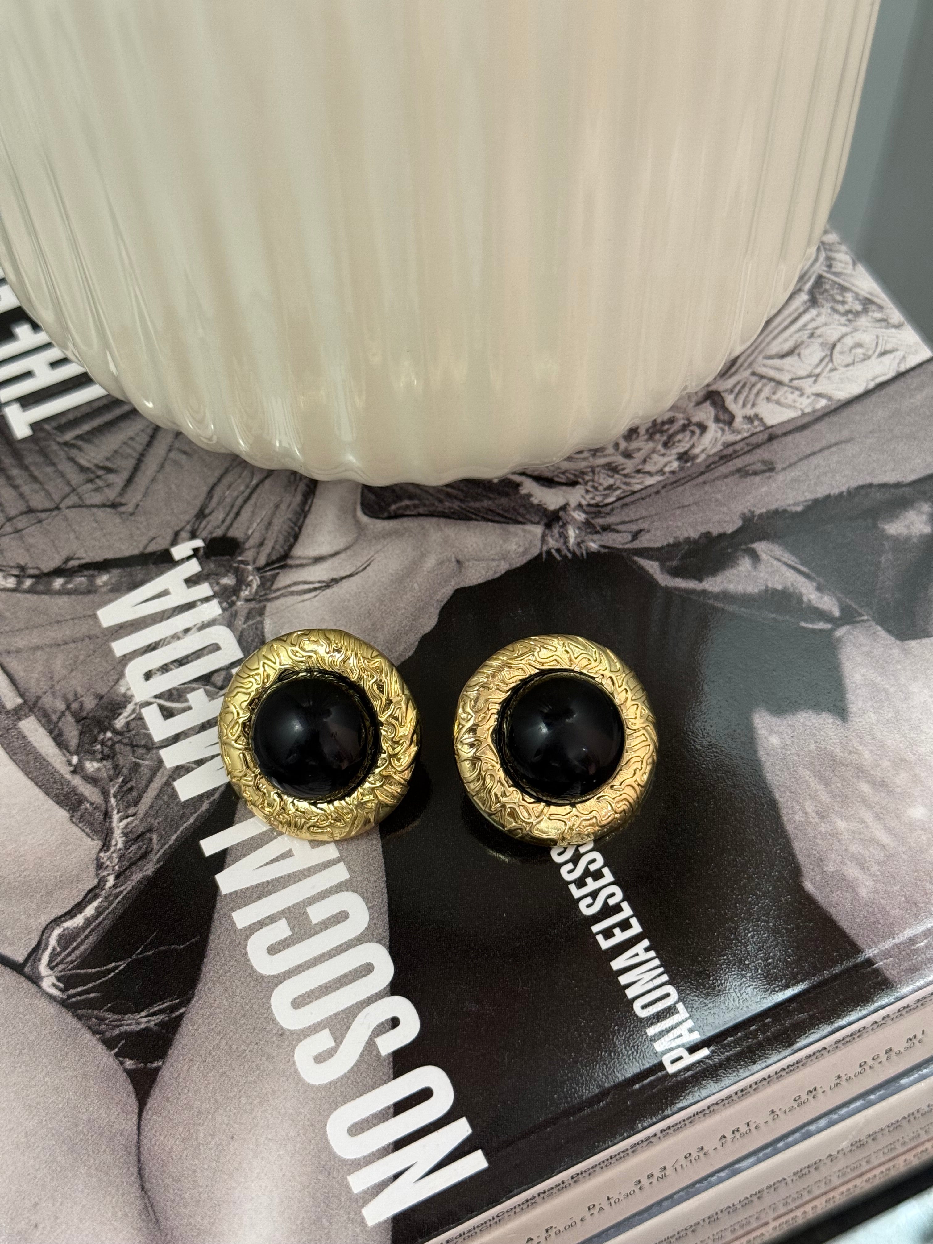 Orecchini a lobo velvet gold - solo online