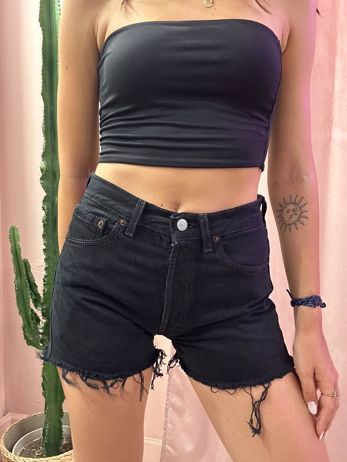 Shorts Levis vintage neri