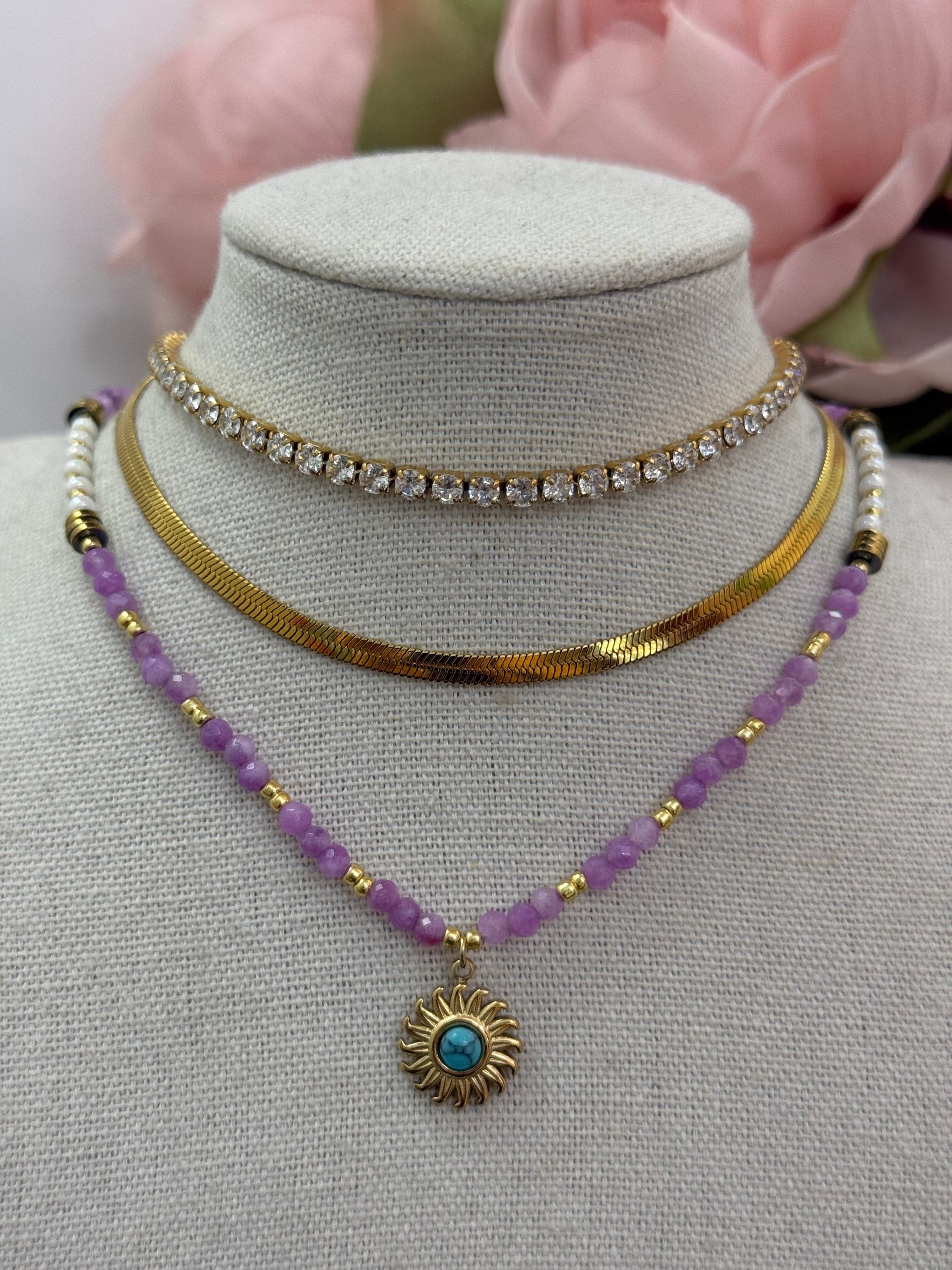 Collana con sole| più colori