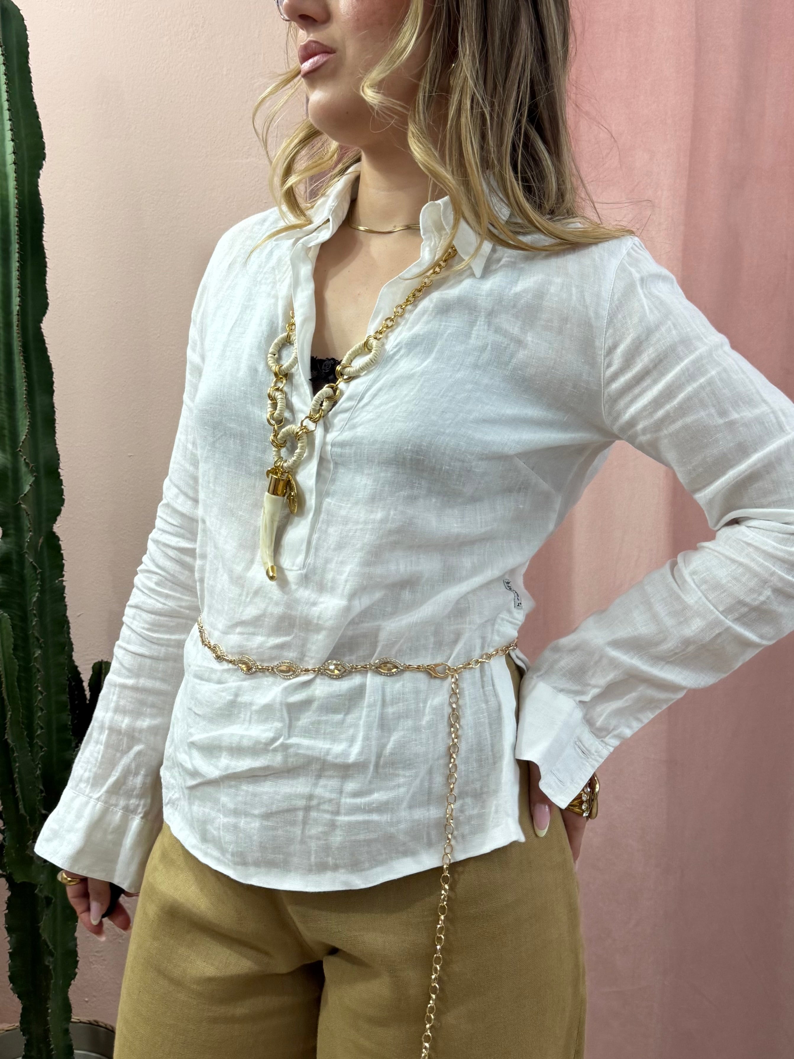 Camicia Armani jeans in puro lino