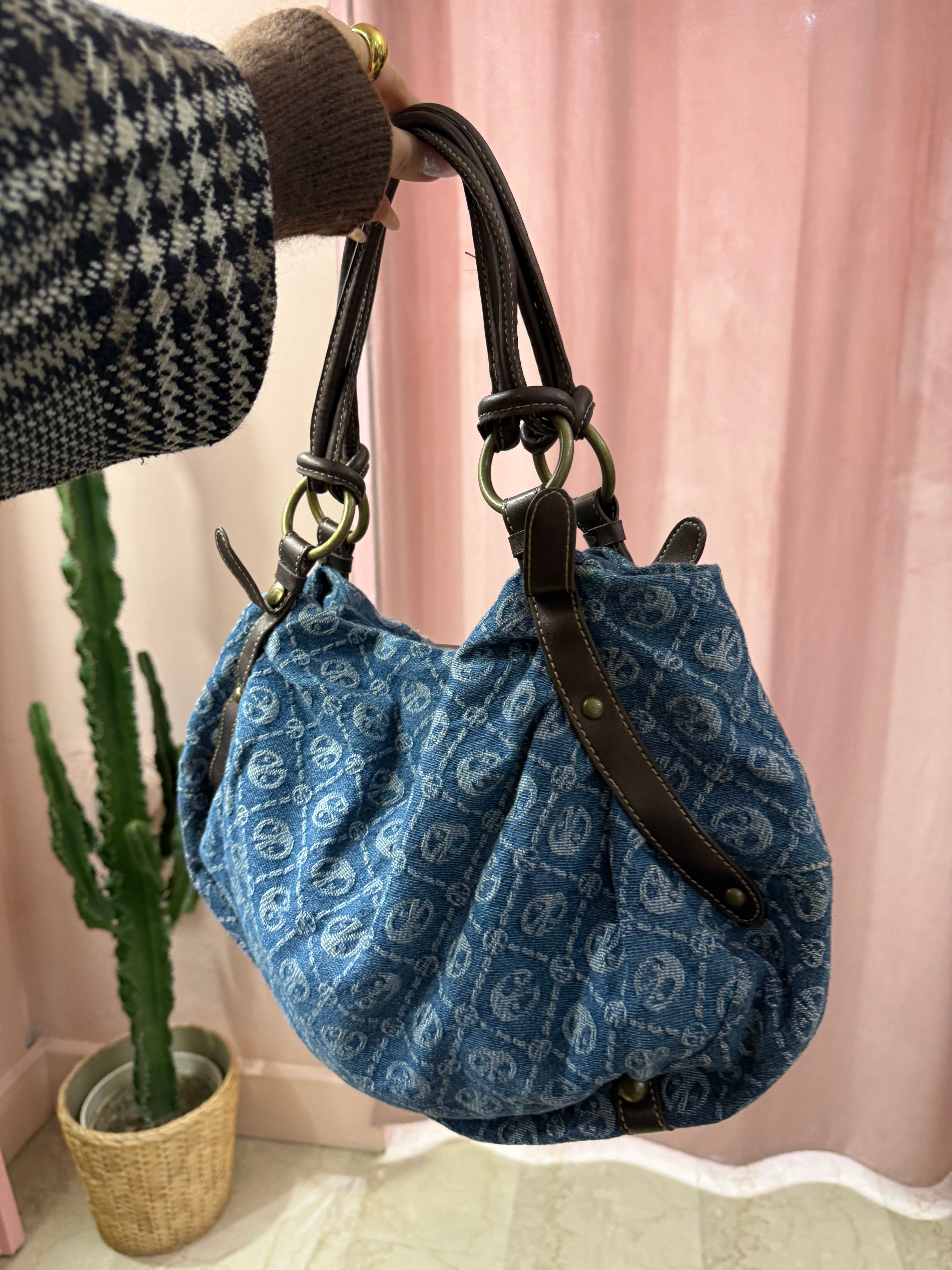 Borsa Coccinelle in denim anni 2000