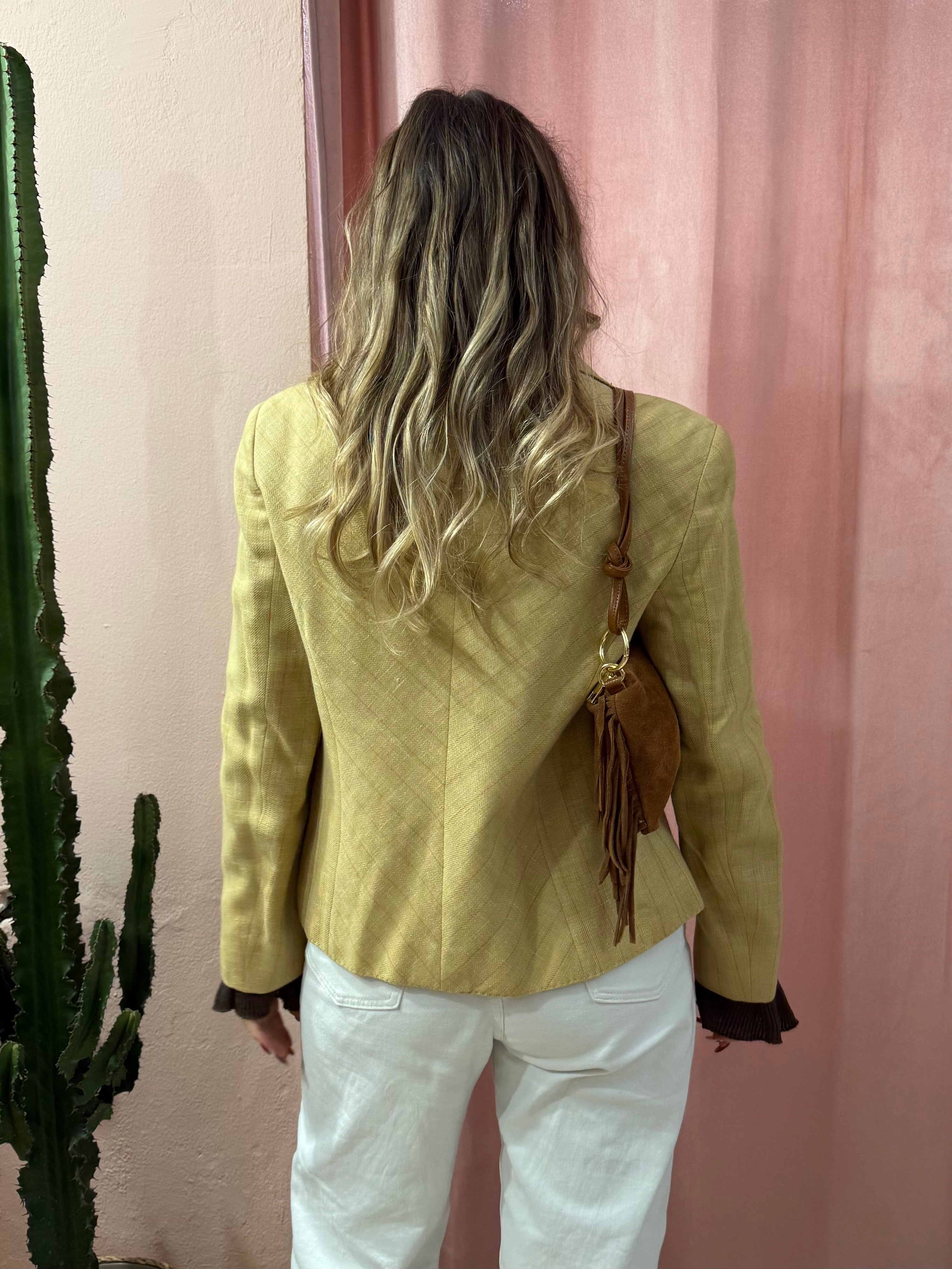 Blazer Genny lana e lino