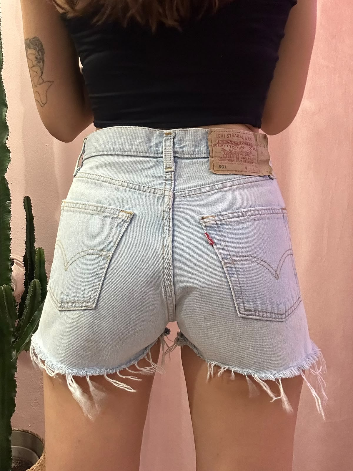 Shorts Levis vintage chiaro