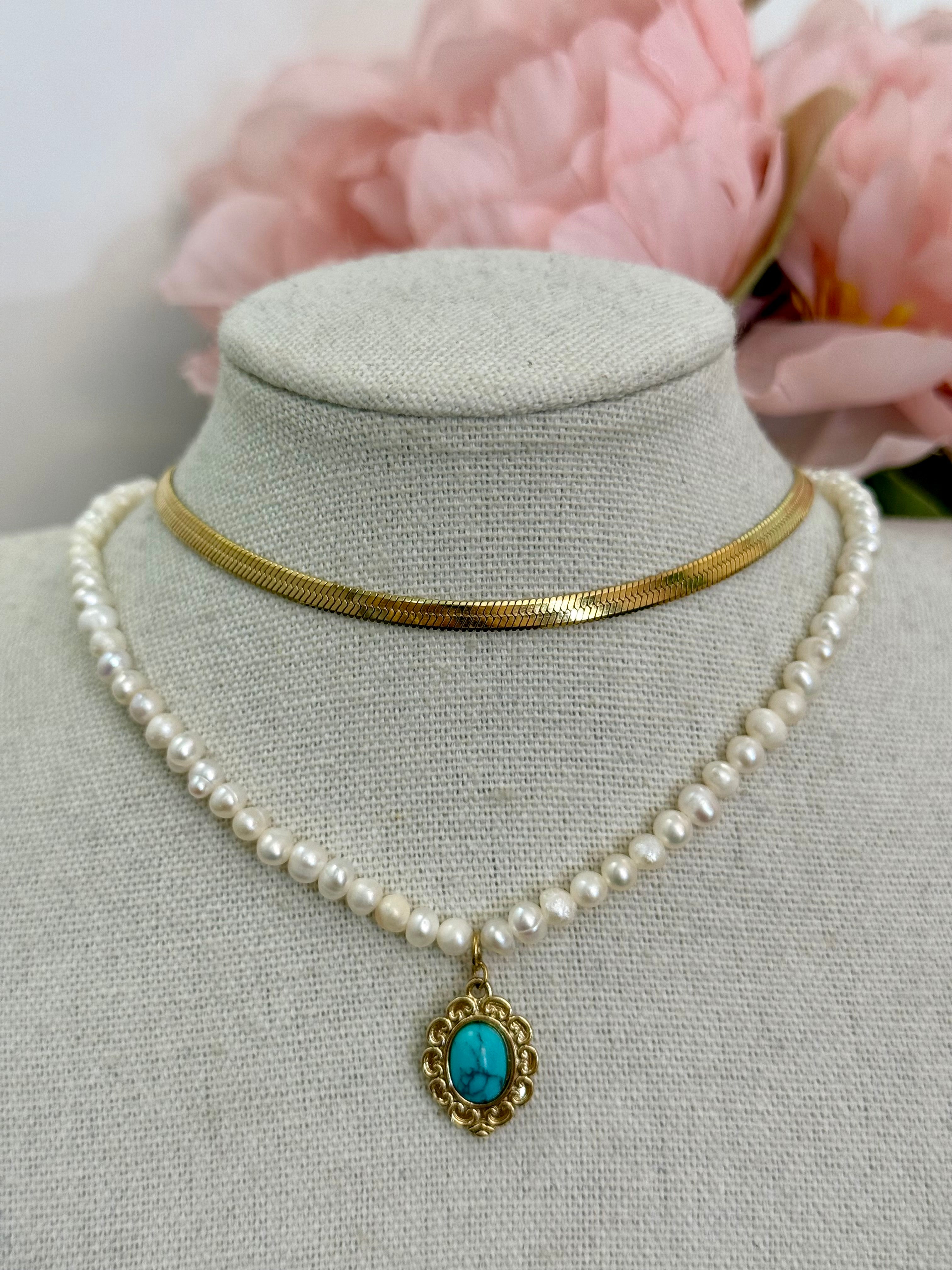 Collana girocollo perle con ciondoli | più modelli