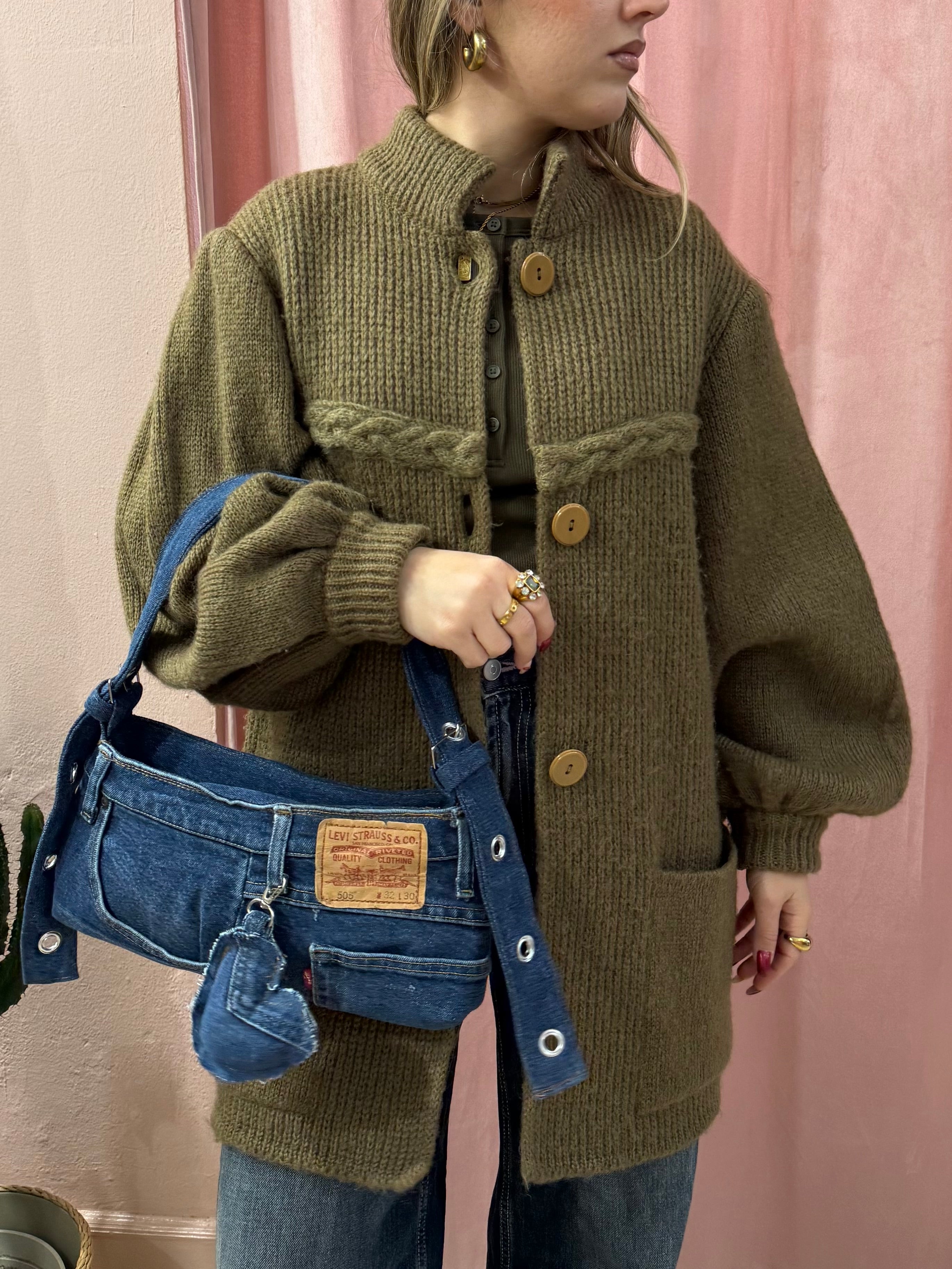 Borsa baguette Levis upcycling