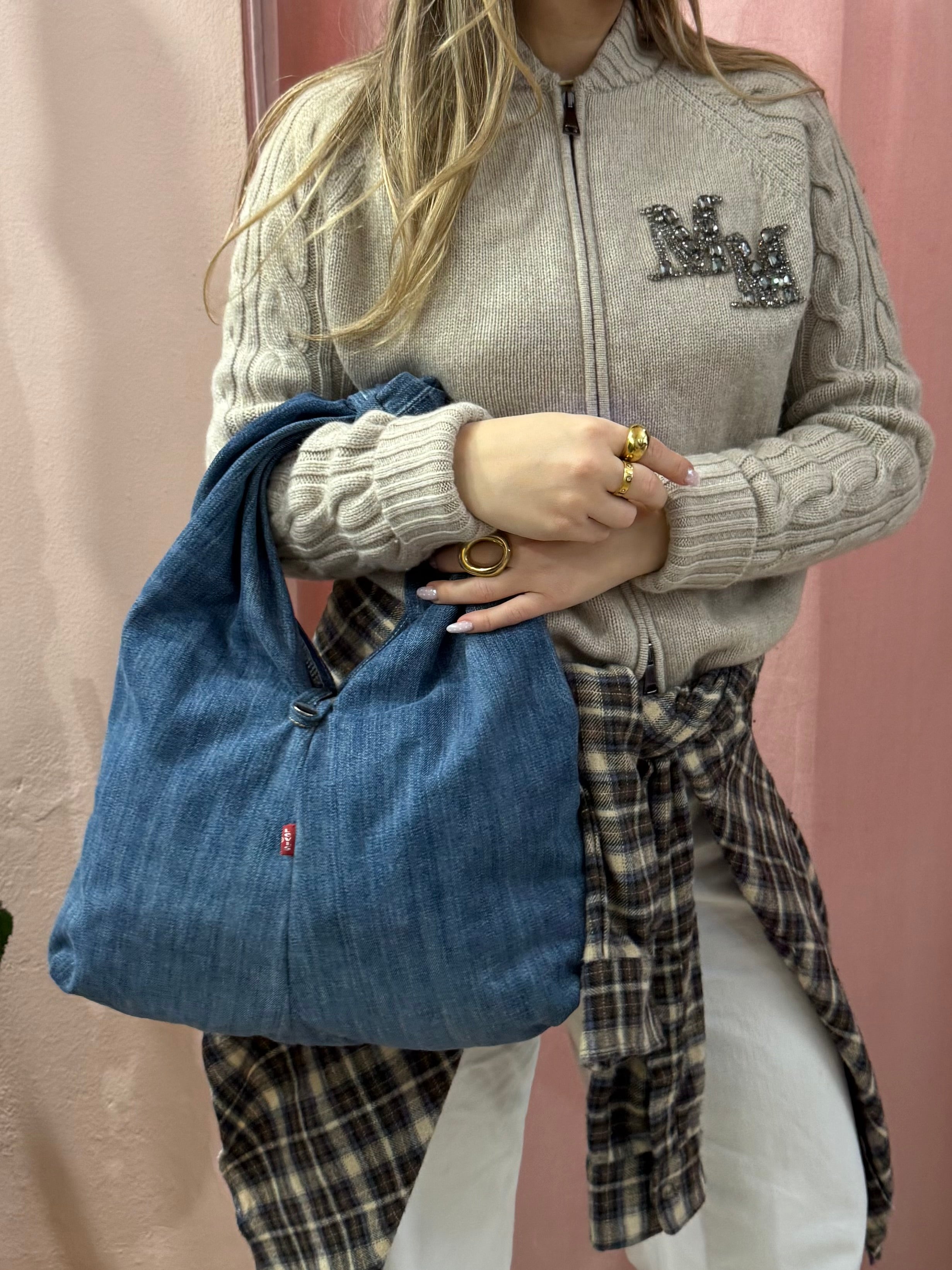 Borsa Levis upcycling nodo