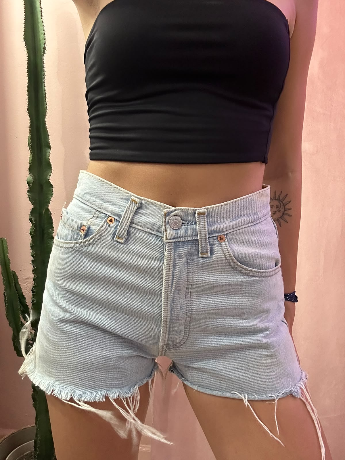Shorts Levis vintage chiaro