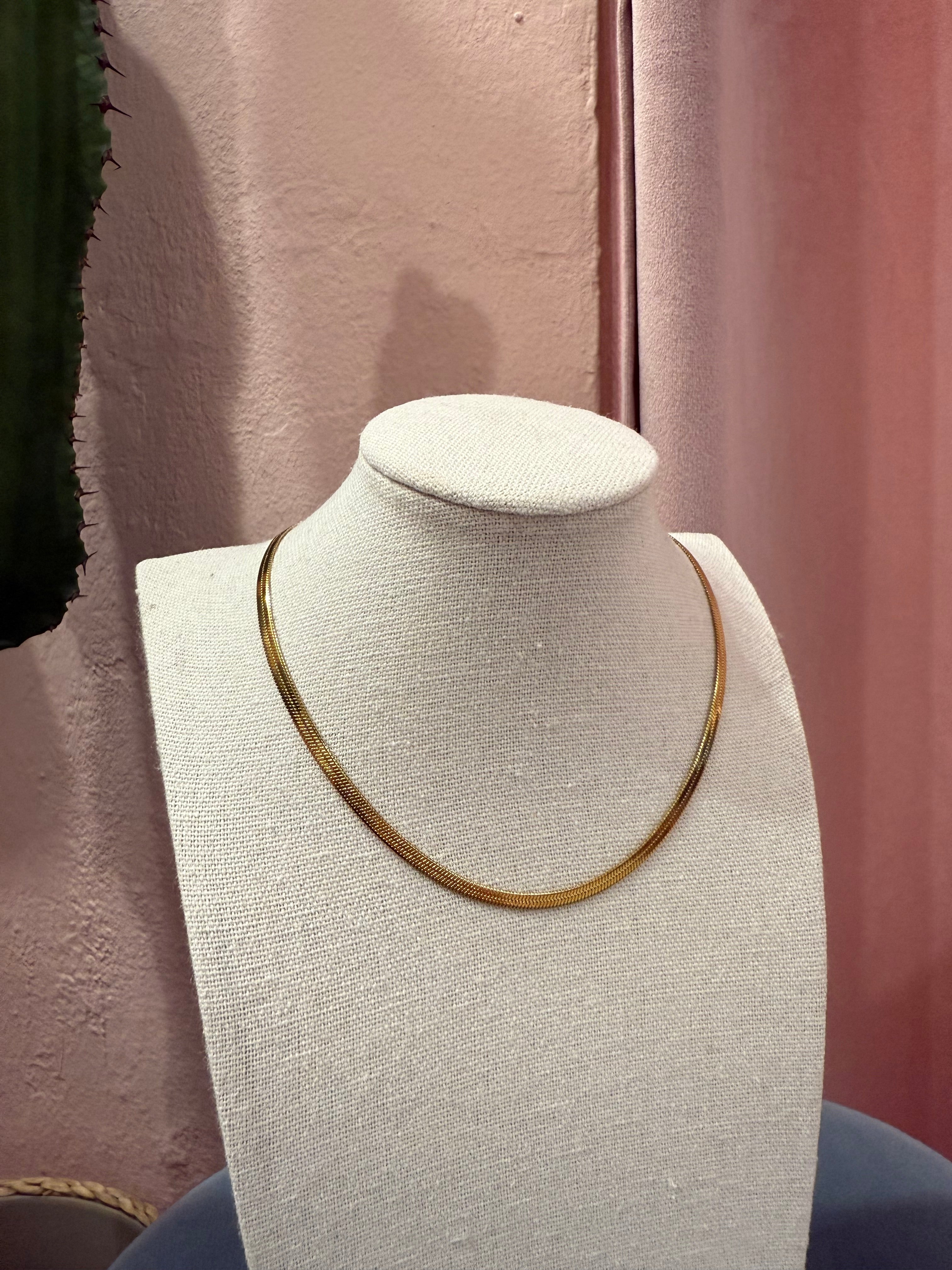 Collana snake gold/ silver