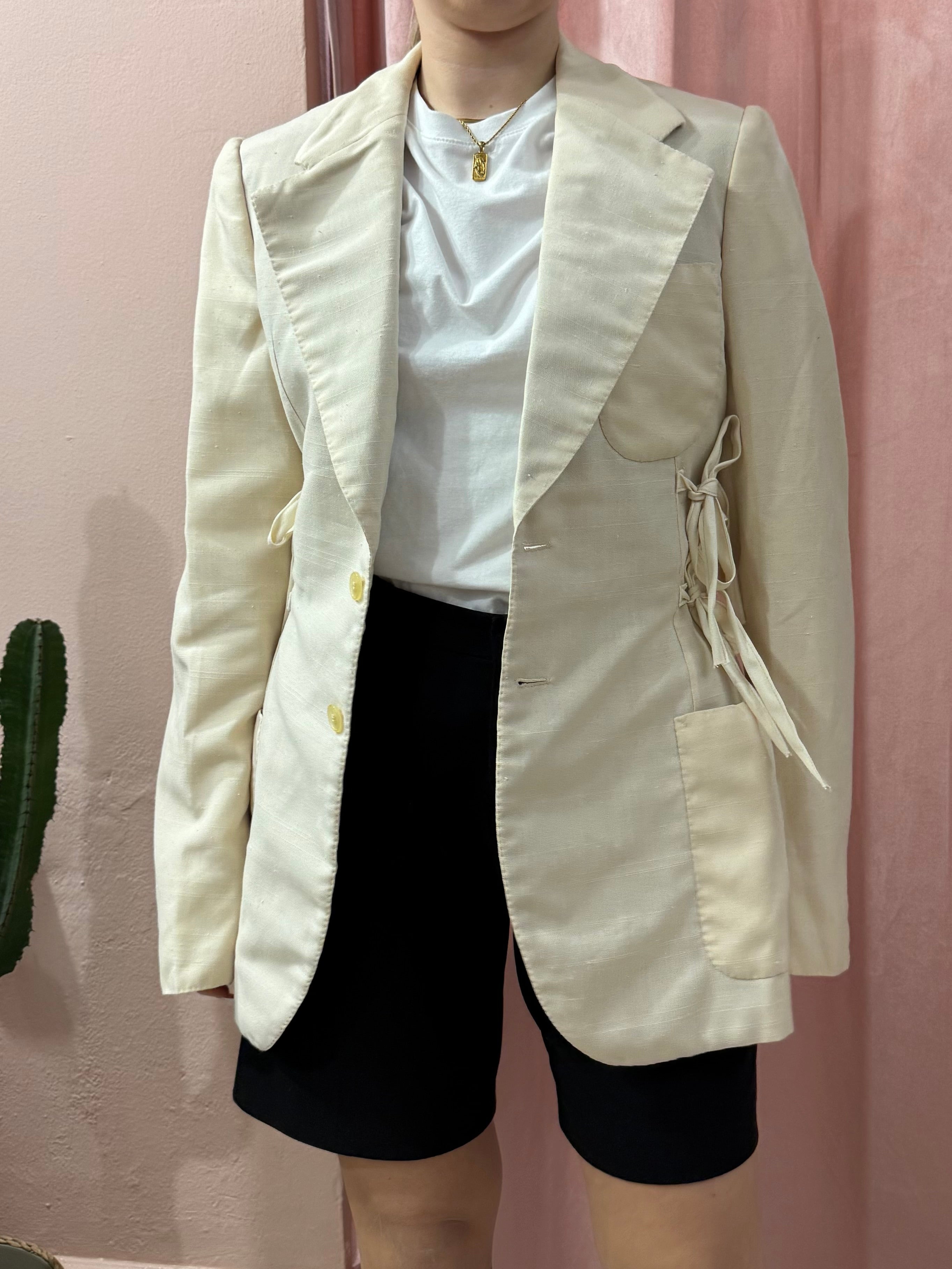 Blazer upcycling fiocchi crema