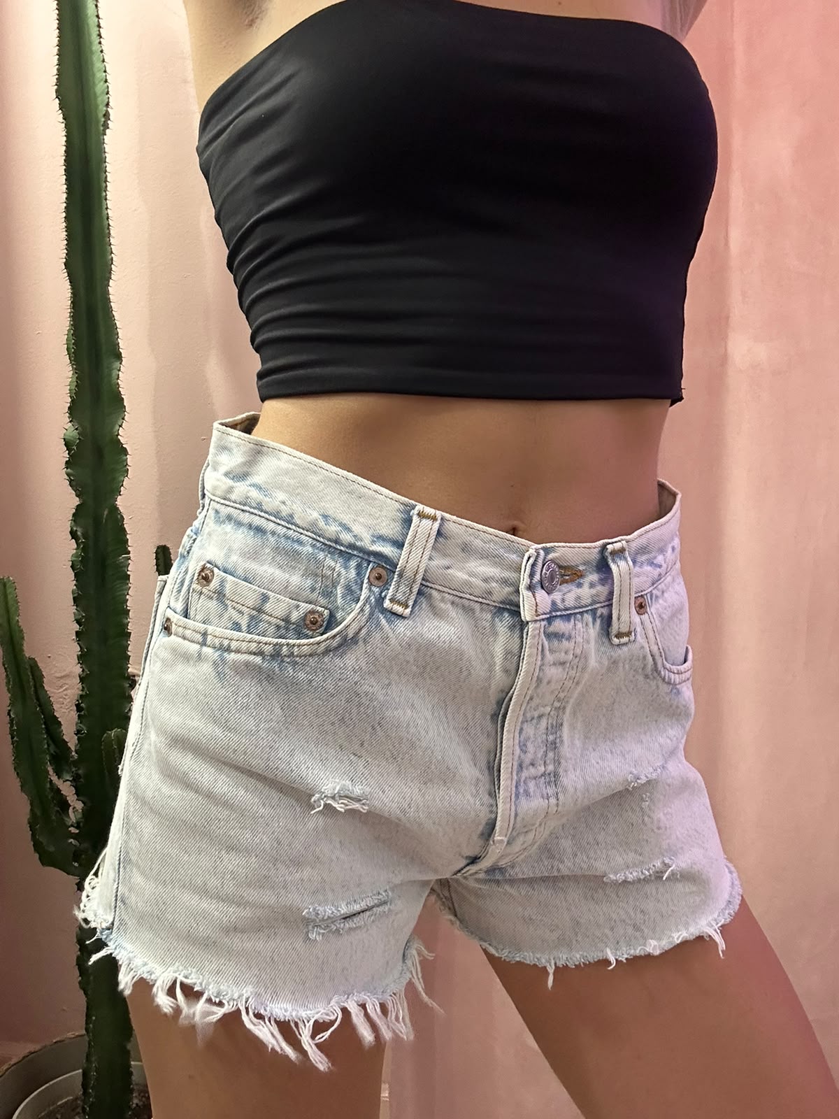 Shorts Levis vintage denim slavato