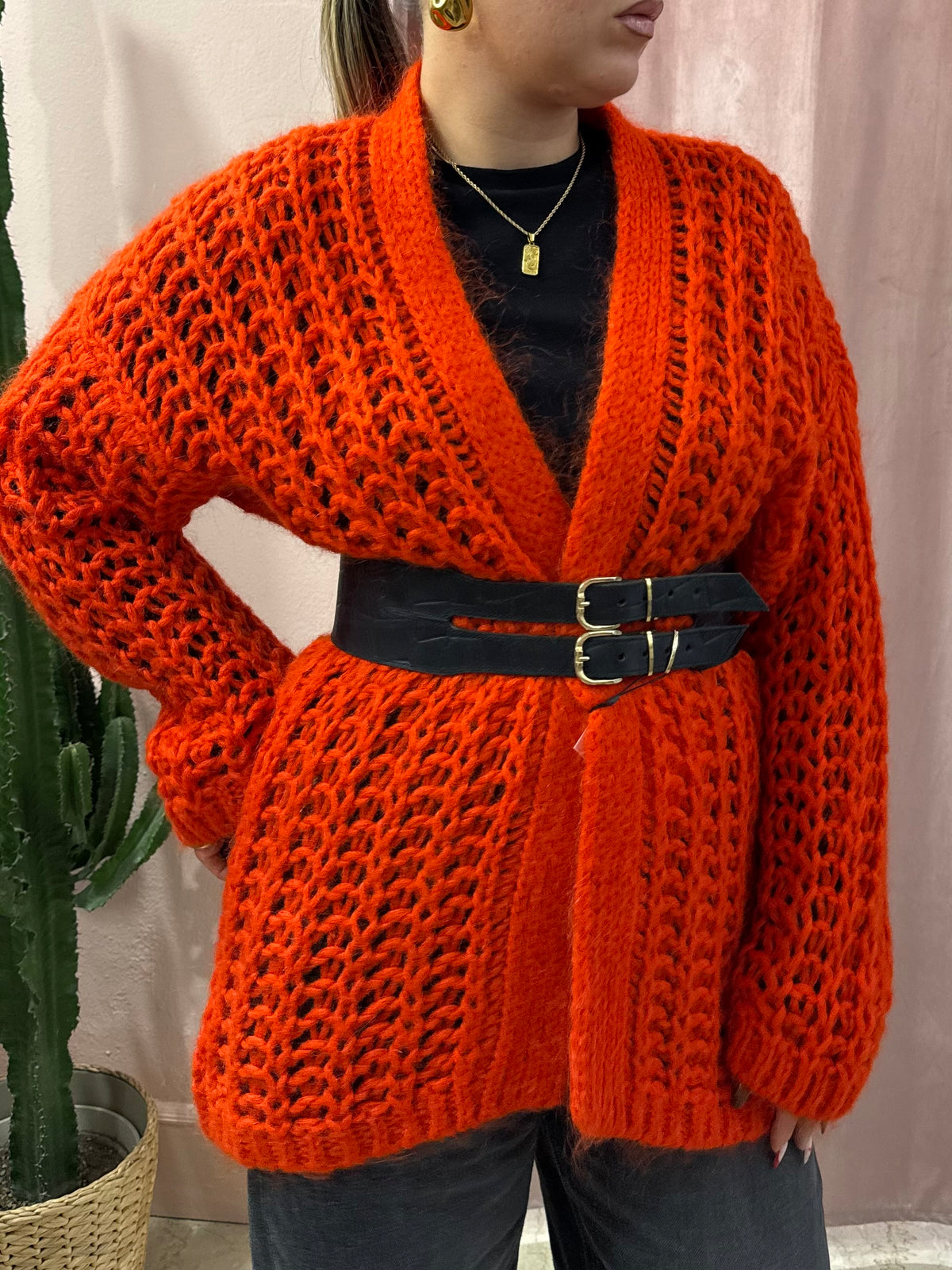 Cardigan zucca