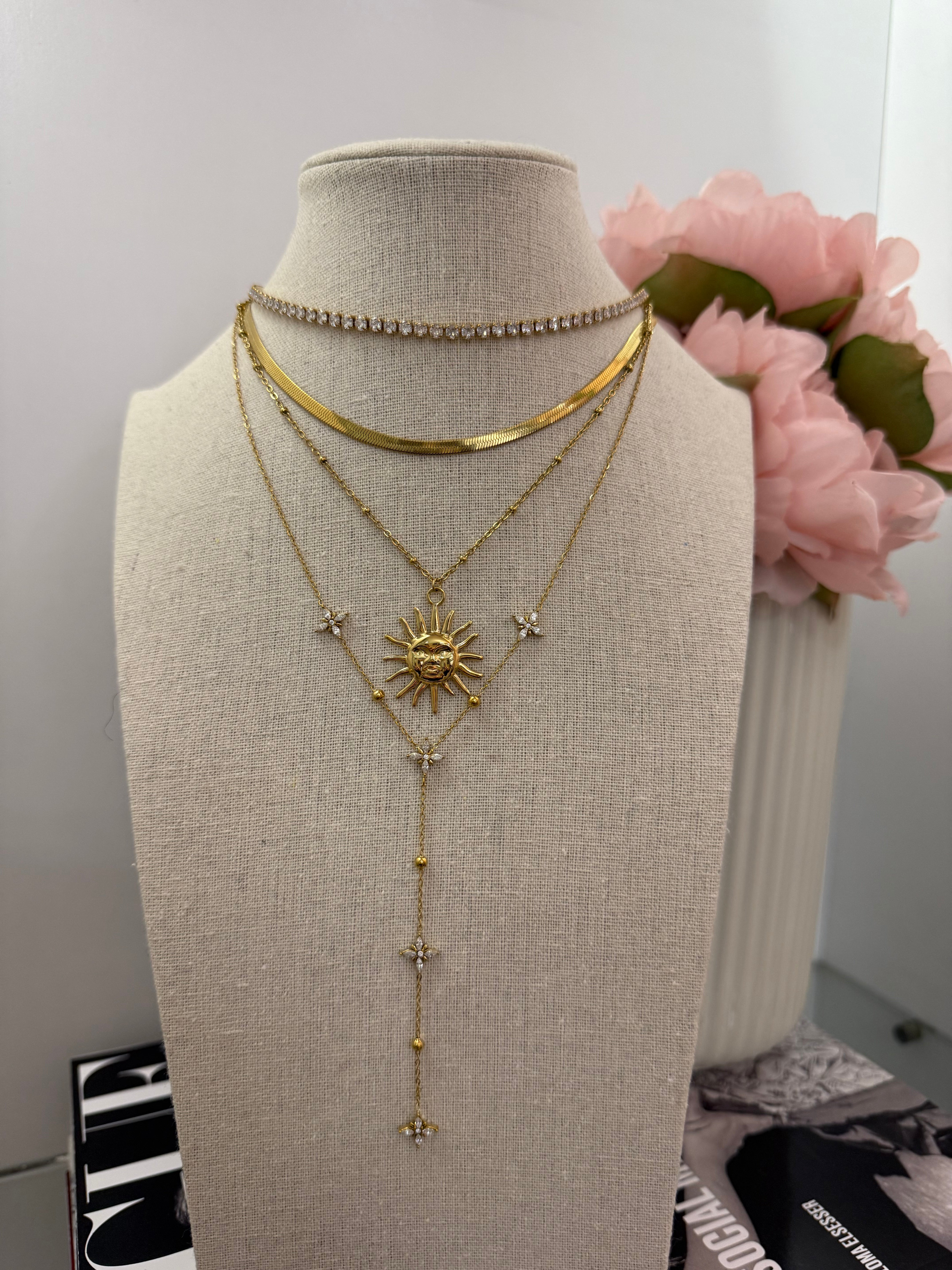 Collana lunga “Cometa”